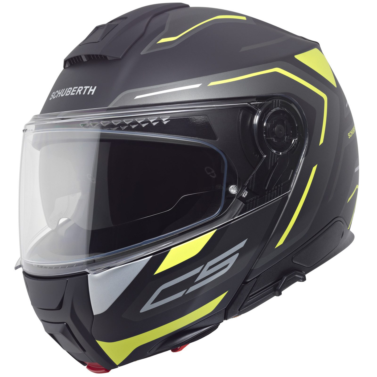 Schuberth Motorradhelm Schuberth C5 Klapphelm Omega Yellow (1er Set)