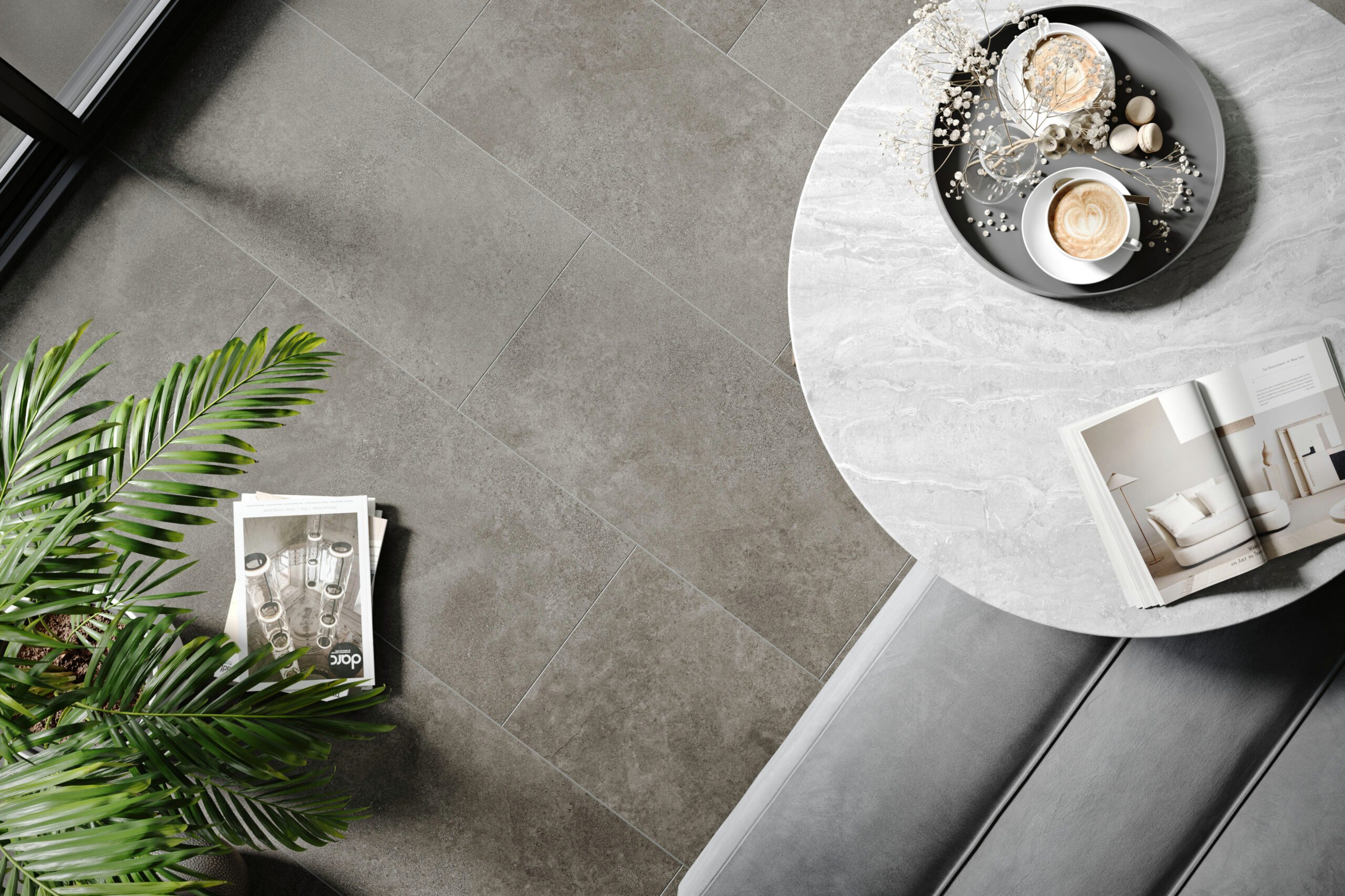 FALQUON GmbH Vinylboden THE FLOOR Stone, Klick-Fliesen Optik, Packung, In 1 Packung: 6 Paneele - 1,92m², 1 Packung: 6 Paneele - 1,92m²