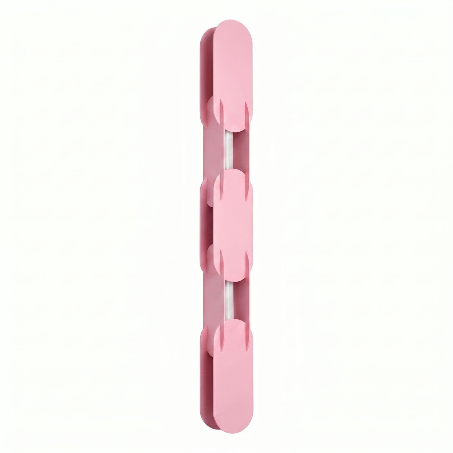 Licht-Erlebnisse Wandleuchte HENRI, LED fest integriert, Neutralweiß, Metall LED dimmbar H: 91 cm Pink länglich 4000 K 1177 lm Modern