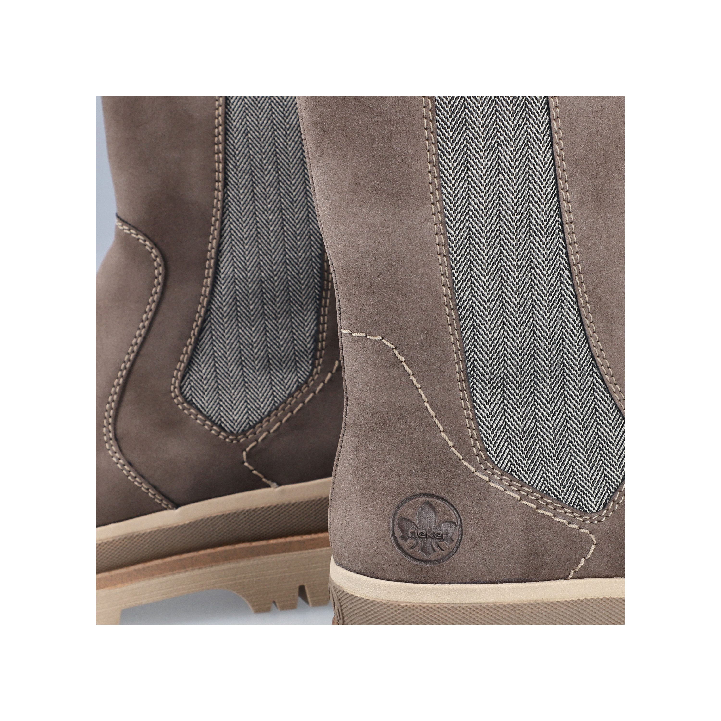 Rieker Chelseaboots Stiefelette mit Reißverschluss und Profilsohle – Bild 3 von 5