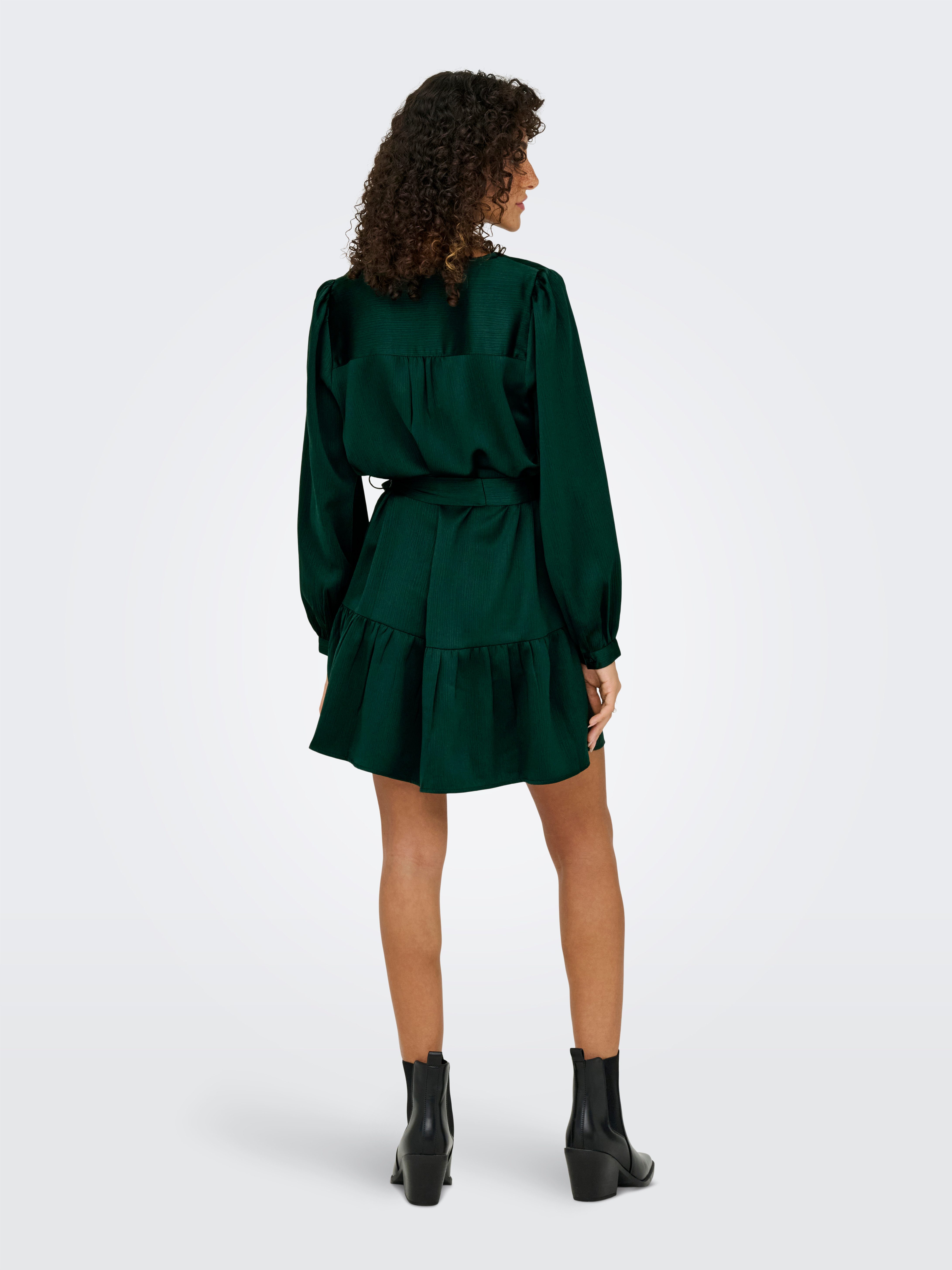 ONLY Tunikakleid ONLNEW ALENA LIFE L/S SHORT DRESS WVN Sommerkleid