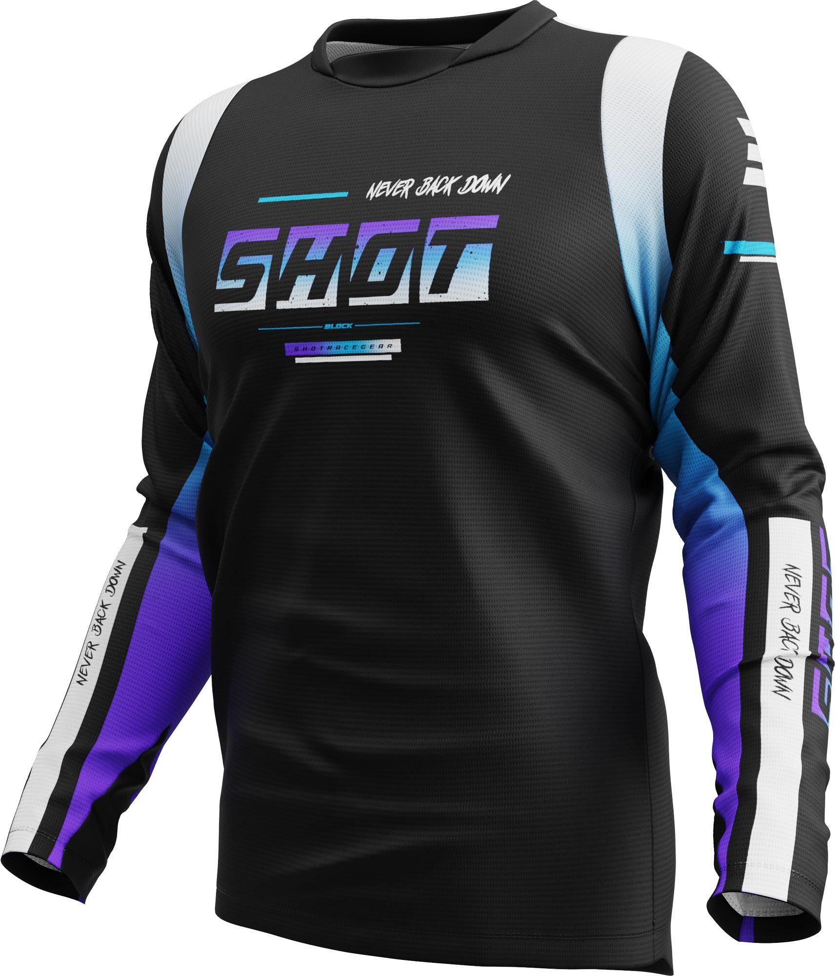 Motocross-Shirt Devo Block Motocross Jersey