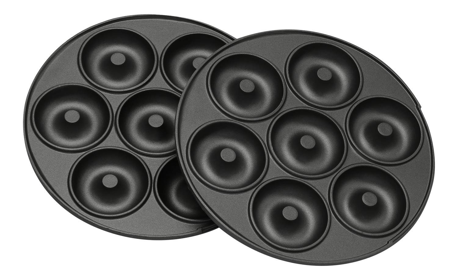 EPIQ Donut-Maker 3in1 Donut Muffin und Popcake-Maker 3 wechselbare Backplatten Rot, 700 W