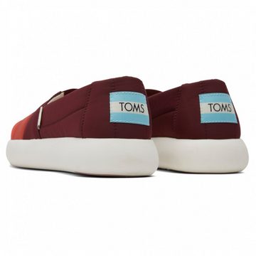 TOMS Mallow Alpargata Burgundy Multi, vegane Schuhe Sandale