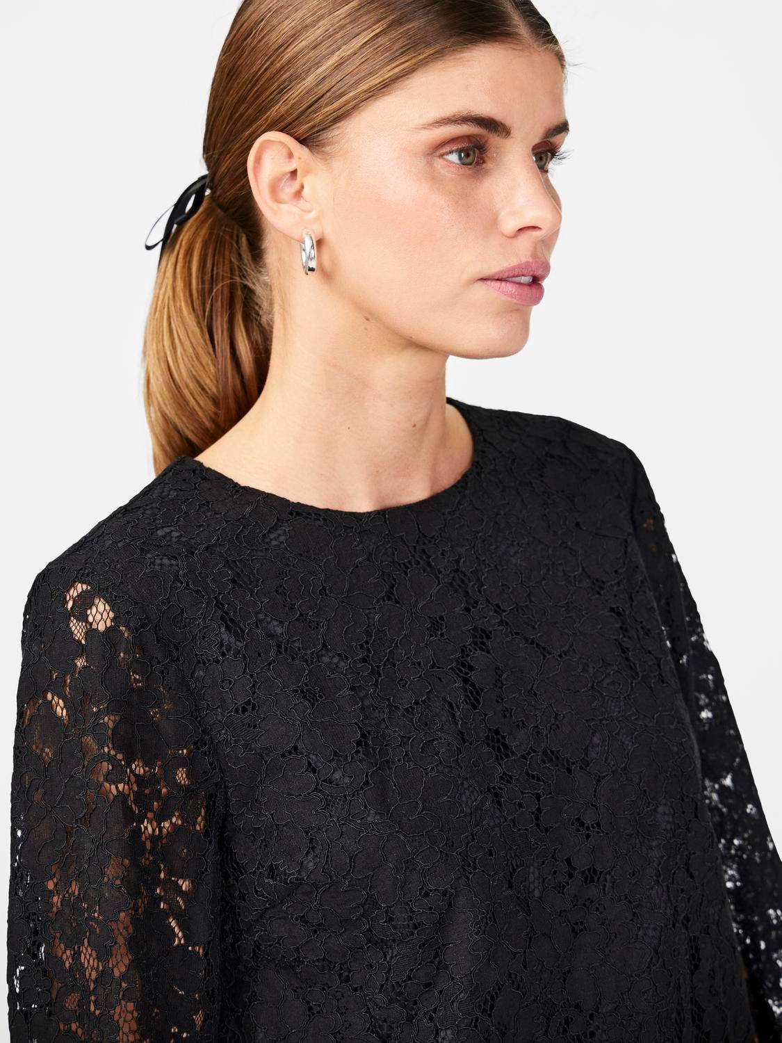 Y.A.S Spitzenbluse YASPERLA LS LACE TOP günstig online kaufen