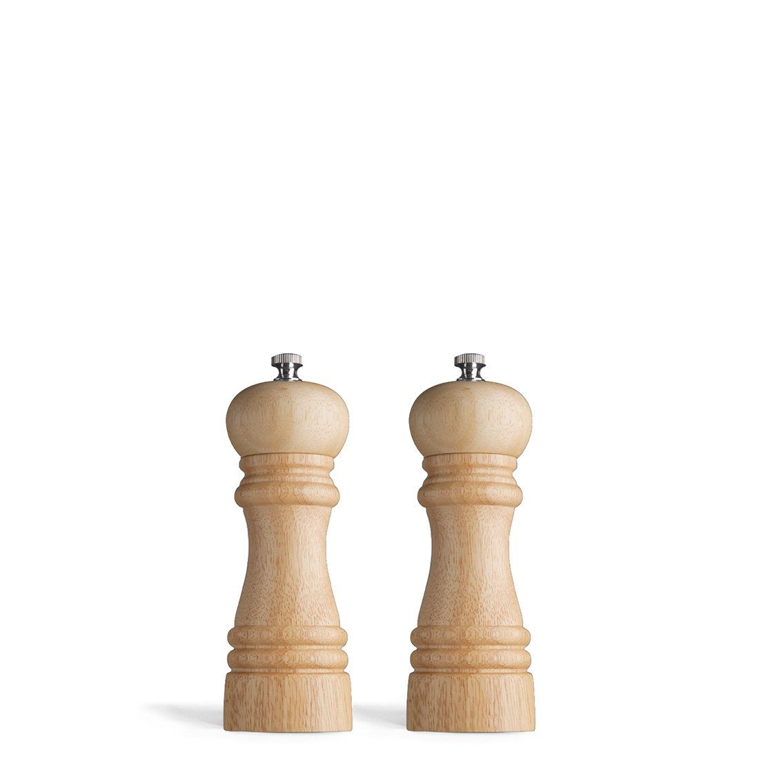 Amefa Salz-/Pfeffermühle MODERN manuell, (2 Stück), Kautschukholz, Keramik. Handreinigung empfohlen. 2-teilig.