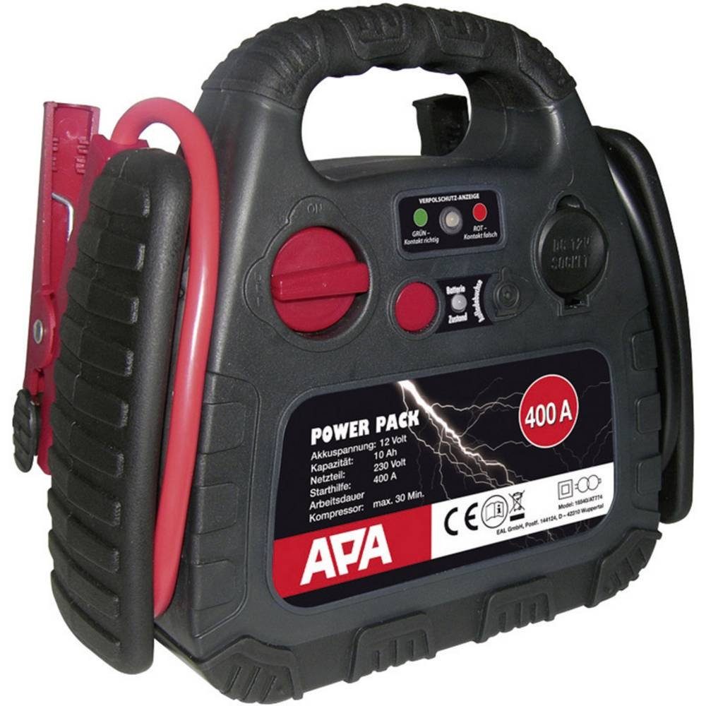 APA mit Kompressor 16540 Energiestation, 12 V-Ausgang 1x, Kompressor, Ladezustandsanzeige