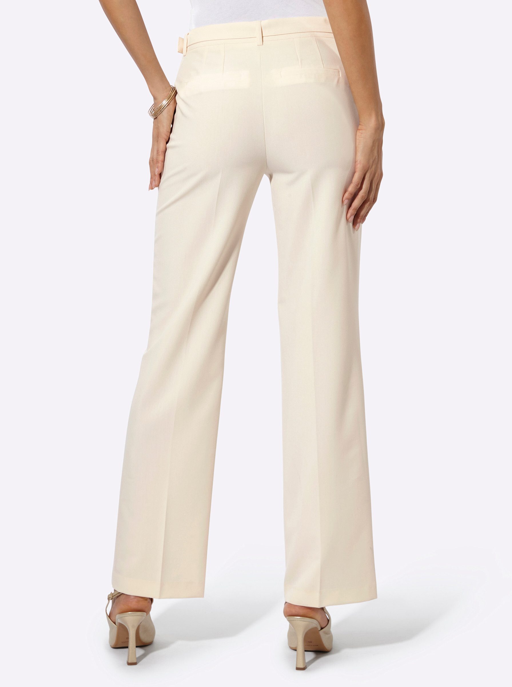 creation L Jerseyhose Woll-Polyester-Hose normal