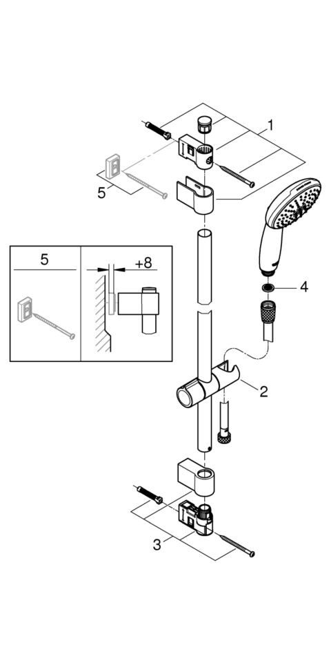 Grohe Brausegarnitur