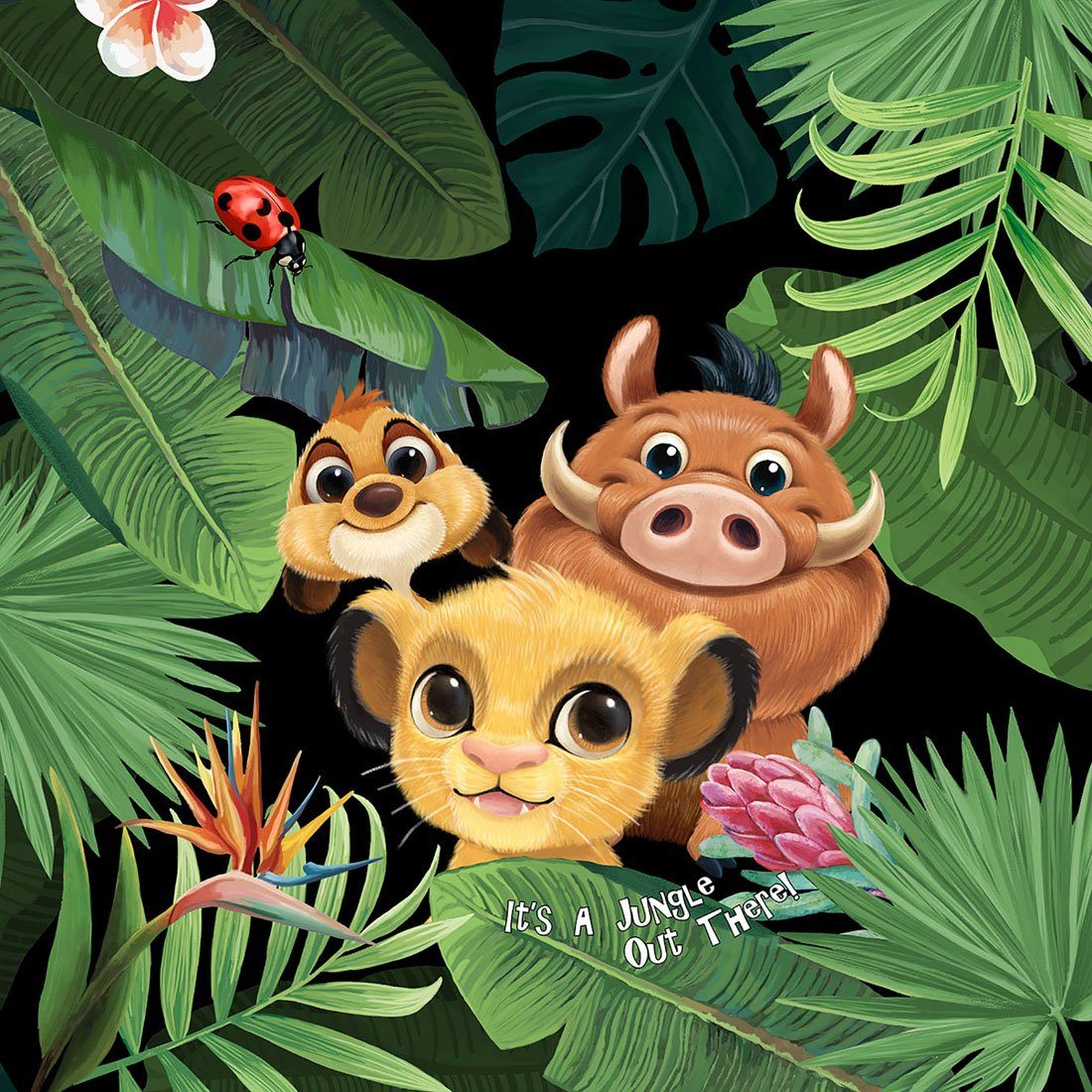 König Disney Kasack Kasack Bunt Löwen Cherokee bedruckter Motiv "Wild Damen Funktionsbluse mit Things" der
