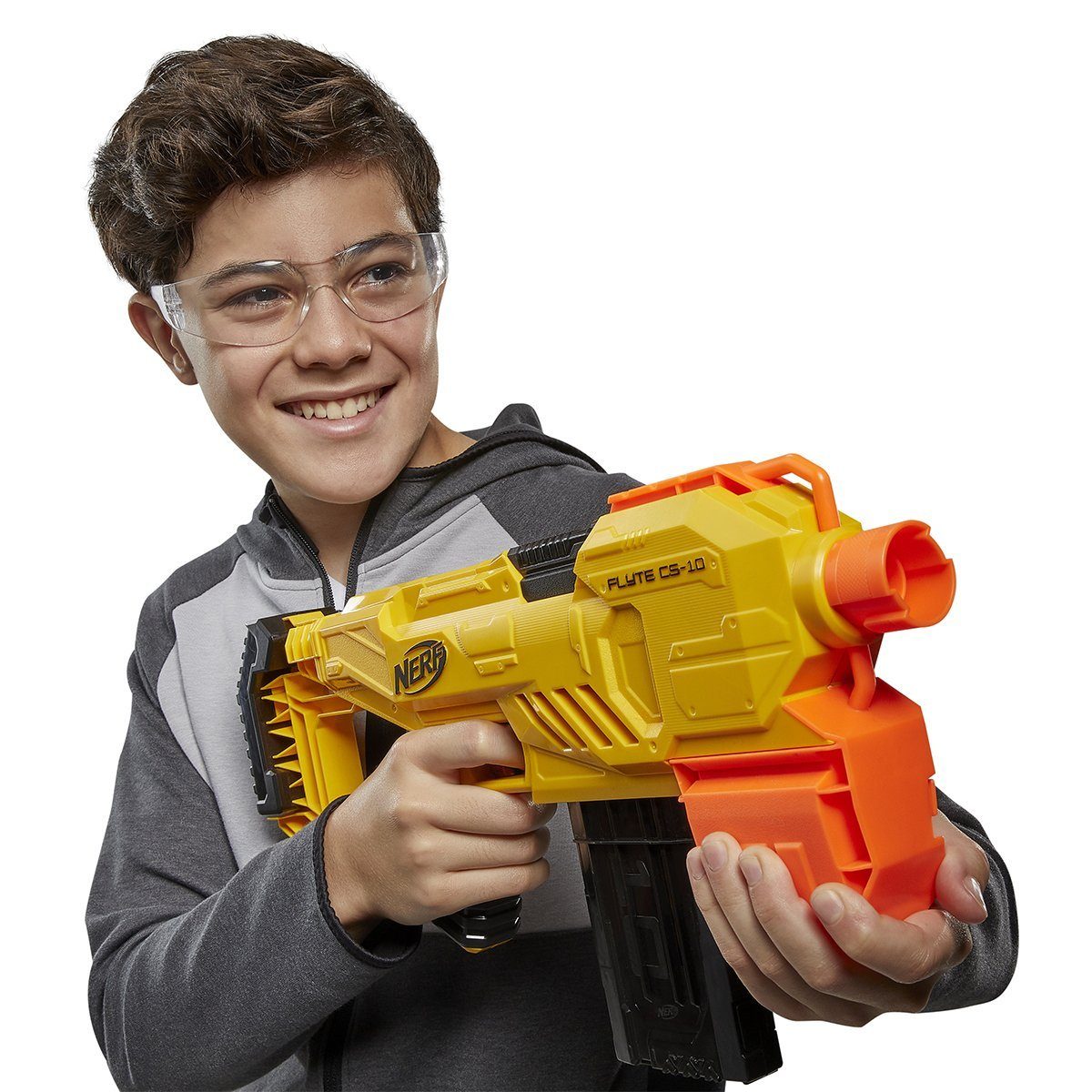 Hasbro Blaster Alpha Strike Flyte CS-10 - Nerf Blaster elektrisch, Jede Menge Blaster-Action ohne Nachladen!