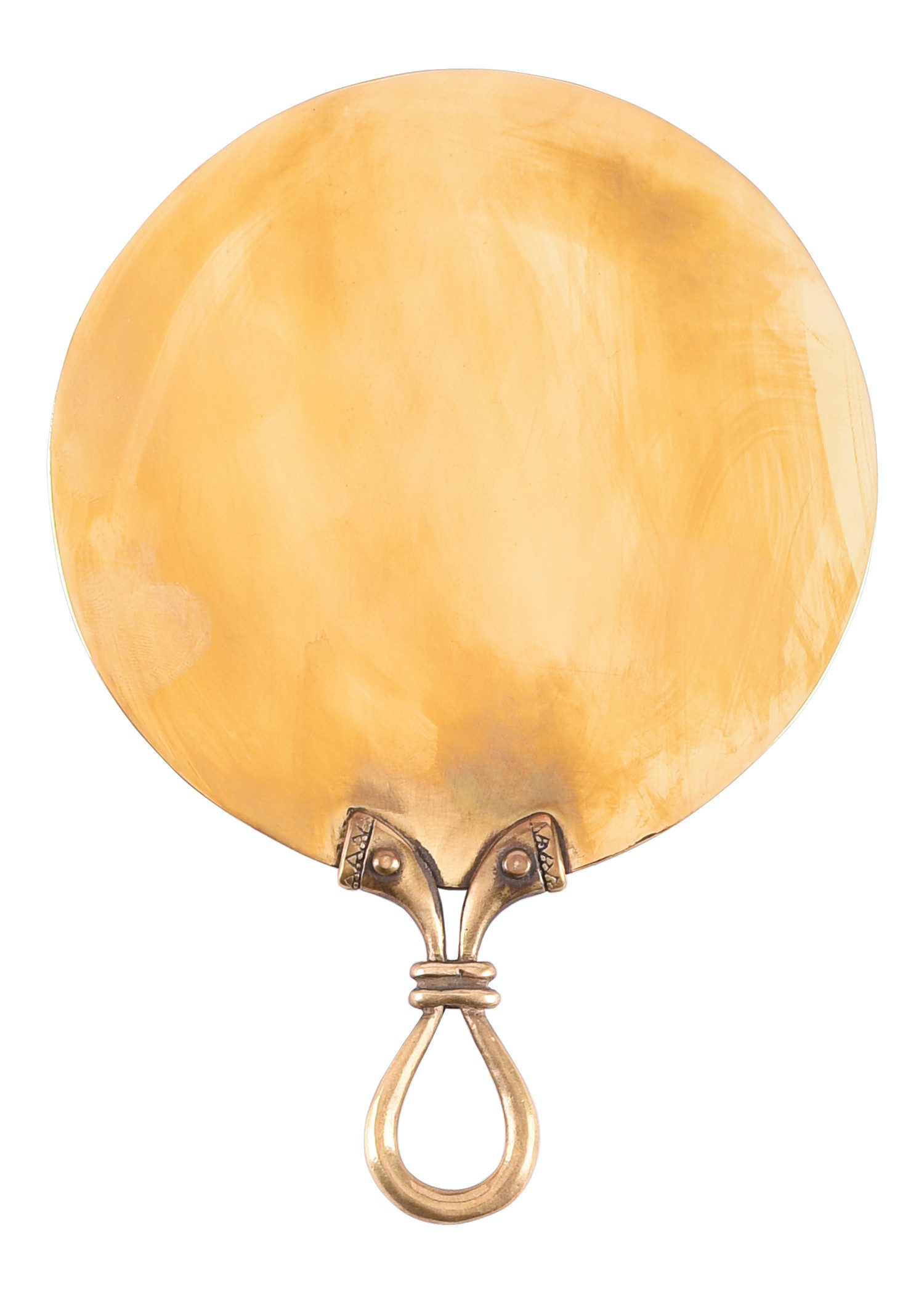 Battle Merchant Taschenspiegel Keltischer Spiegel, aus Messing - klein