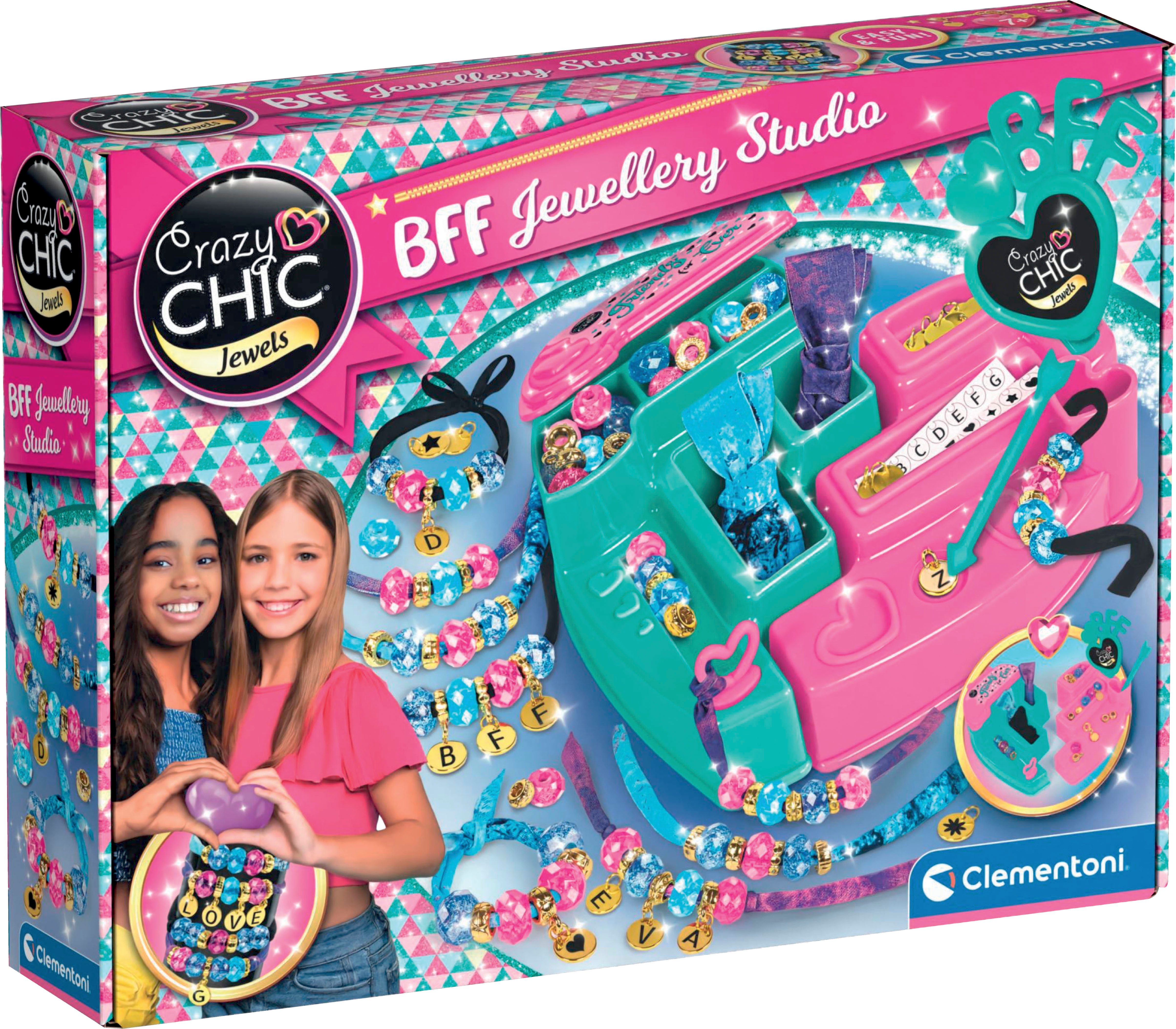 Clementoni® Kreativset Crazy Chic, BFF Schmuck-Atelier