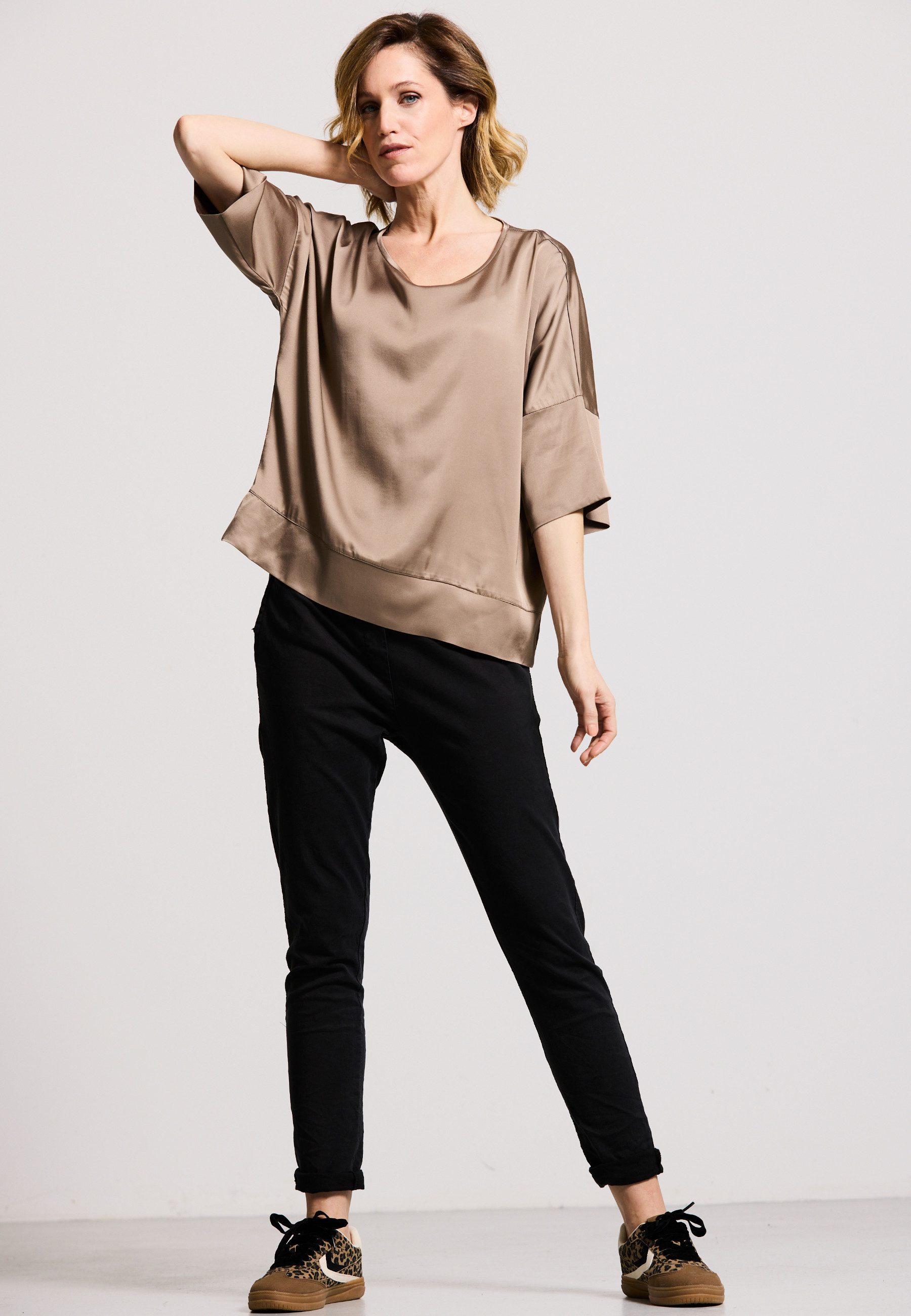 Andijamo-Fashion Satinbluse MODERN GRACE Mattglanz günstig online kaufen