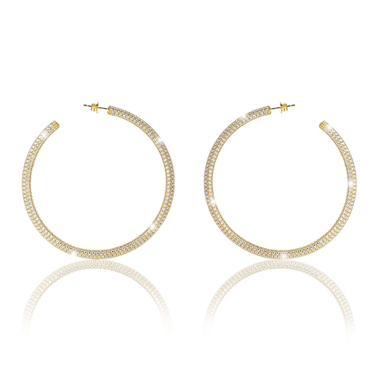 PAVELS Paar Серьги-кольца Sparkly Elegance, Funkelnde Серьги-кольцаn für den großen Auftritt