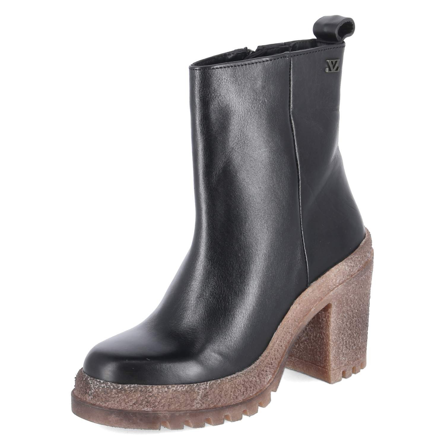 Lazamani LAZAMANI LA85727 BLACK Damen Glattleder schwarz Schlupfstiefel günstig online kaufen