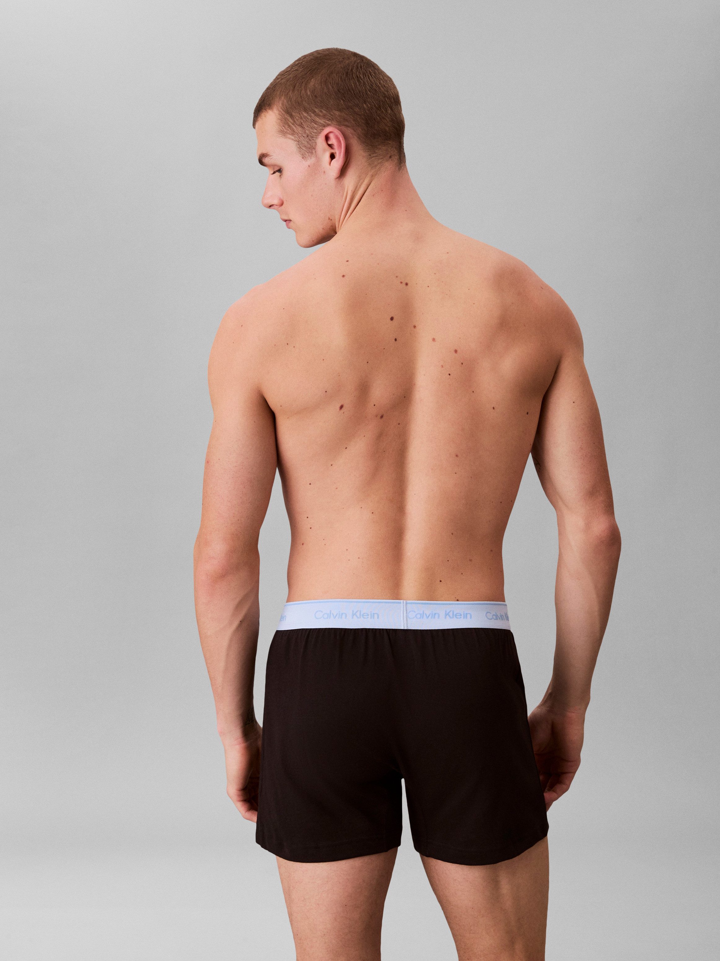 Calvin Klein Underwear Boxer BOXER TRAD 3PK (Packung, 3er-Pack) mit Logo-Elastikbund (3 Stück)