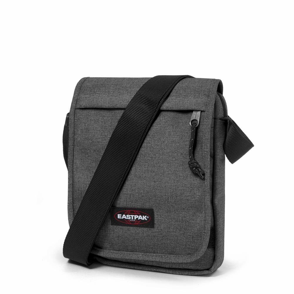 Black mit Schultergurt Schultertasche, Umhängetasche Schwarz, Eastpak mit FLEX Reißverschluss, Denim,