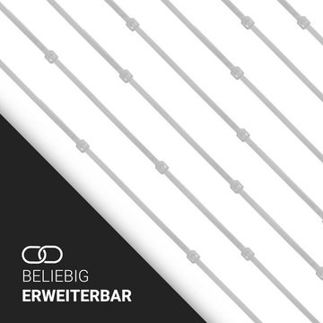 Bestlivings Kabelbinder 75025 Kabelbinder (Mehrpack, 60-St) (Schwarz + Weiß), 100mmx3mm/150mmx4mm/200mmx5mm