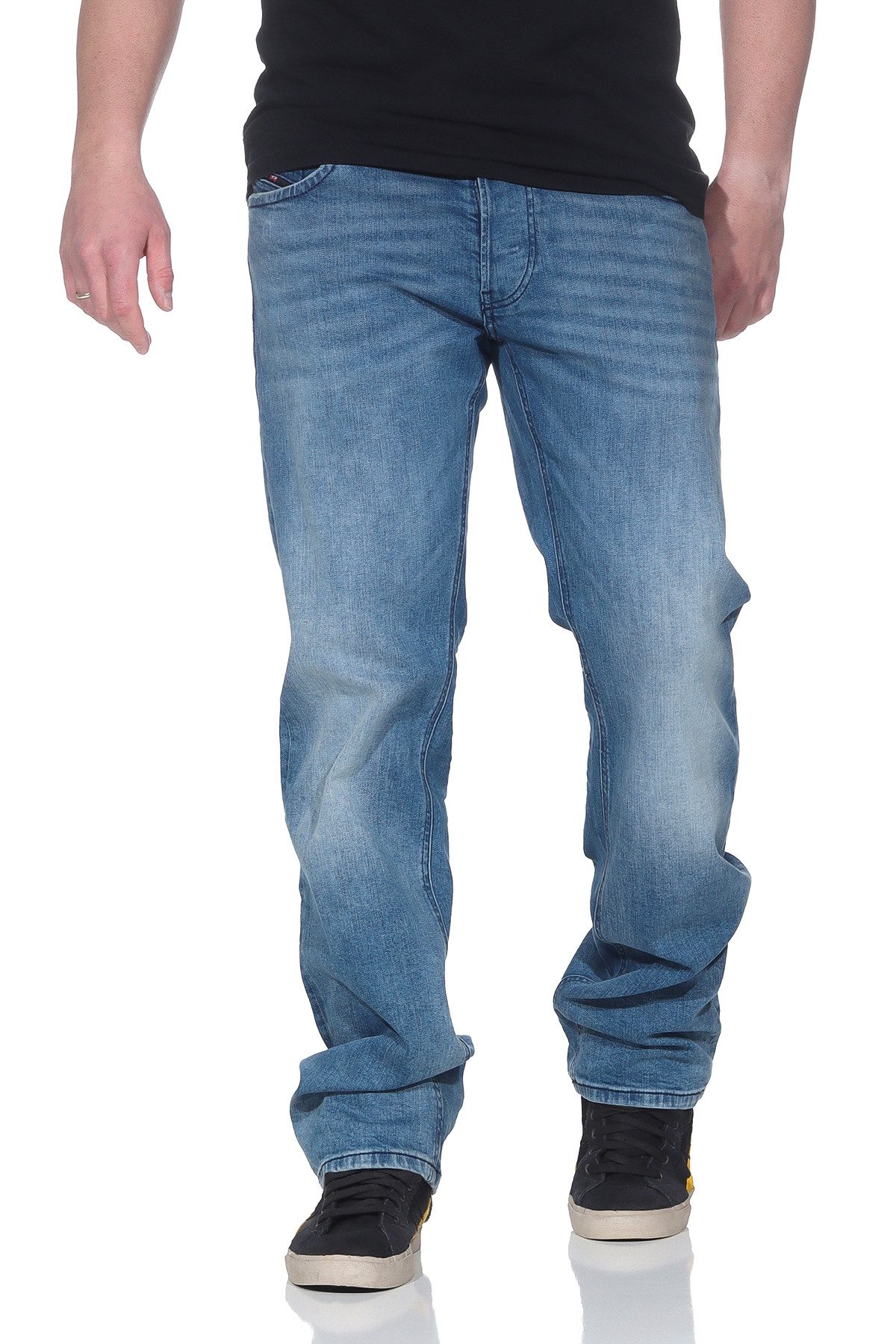 Diesel Straight-Jeans Regular Fit, gerade Beinform günstig online kaufen