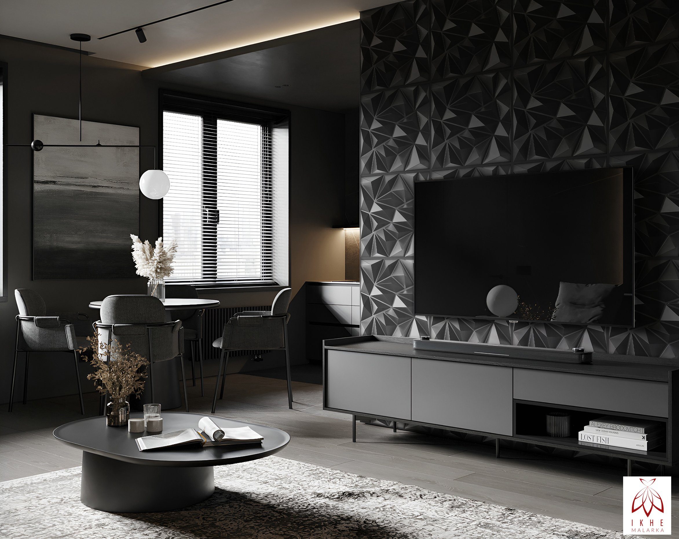 IKHEMalarka 3D Wandpaneel 3D Paneele PVC Kunststoffpaneele, BxL: 50,00x50,0 günstig online kaufen