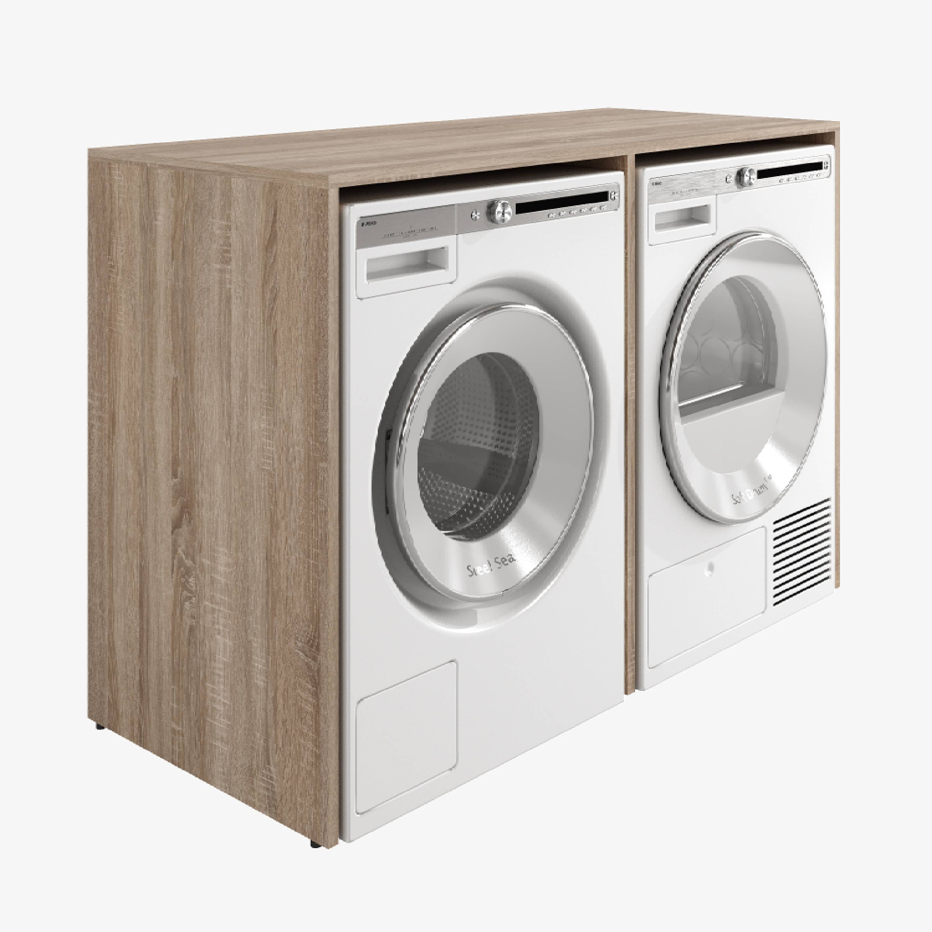 Platan Room Waschmaschinenumbauschrank DORA Waschmaschinenschrank 130 günstig online kaufen