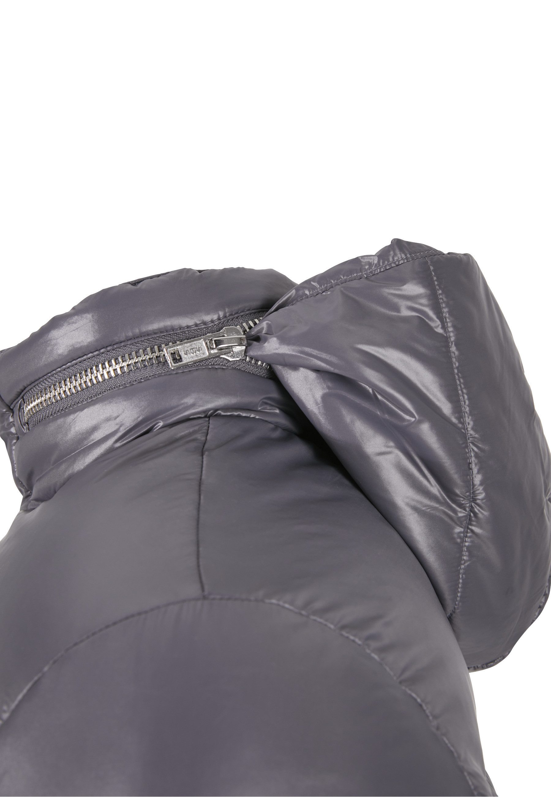 URBAN CLASSICS Winterjacke Urban Classics Recycled Zip neck Puffer Jacket (1-St)