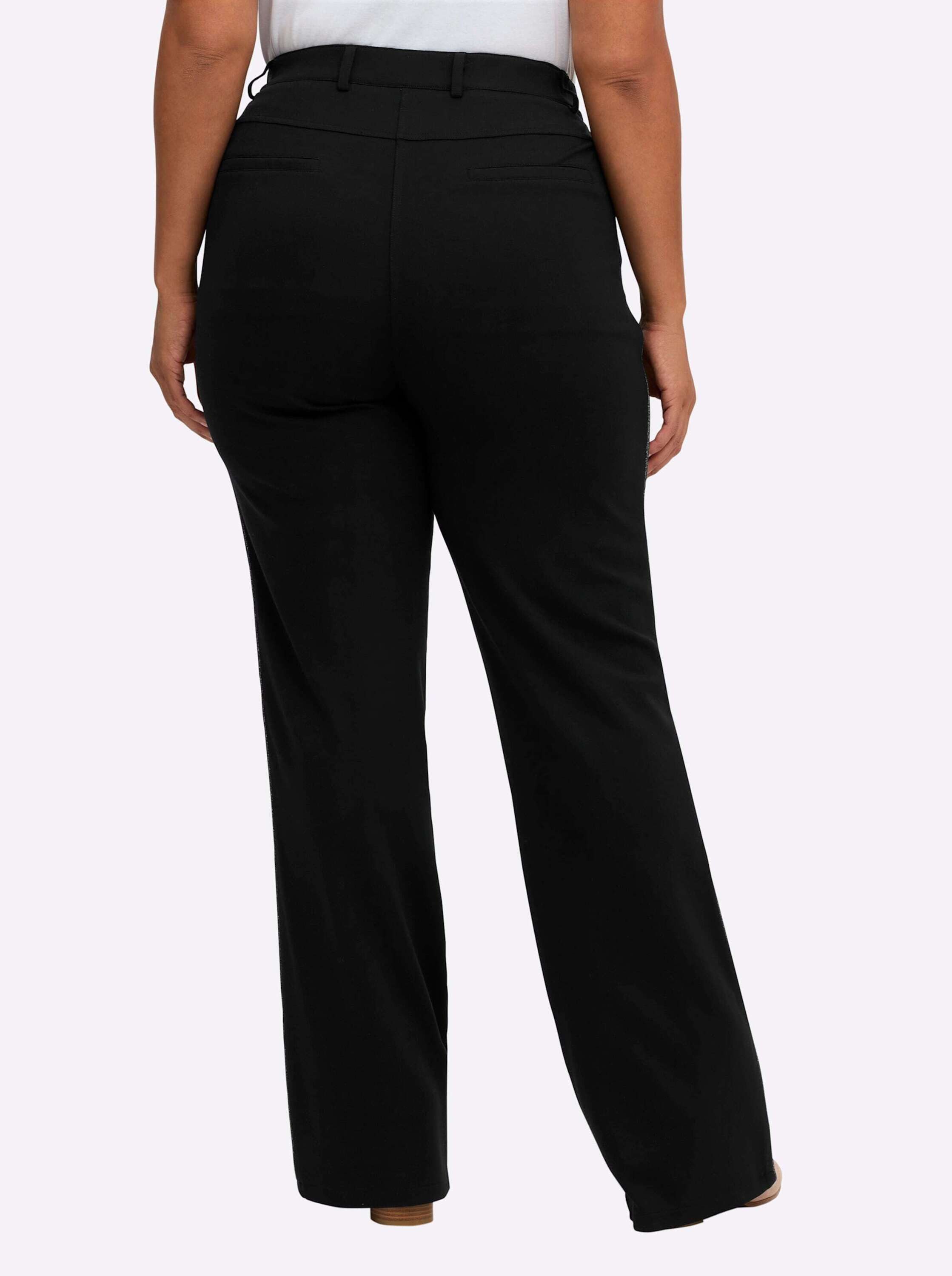 Sheego Jerseyhose Bootcut-Hose