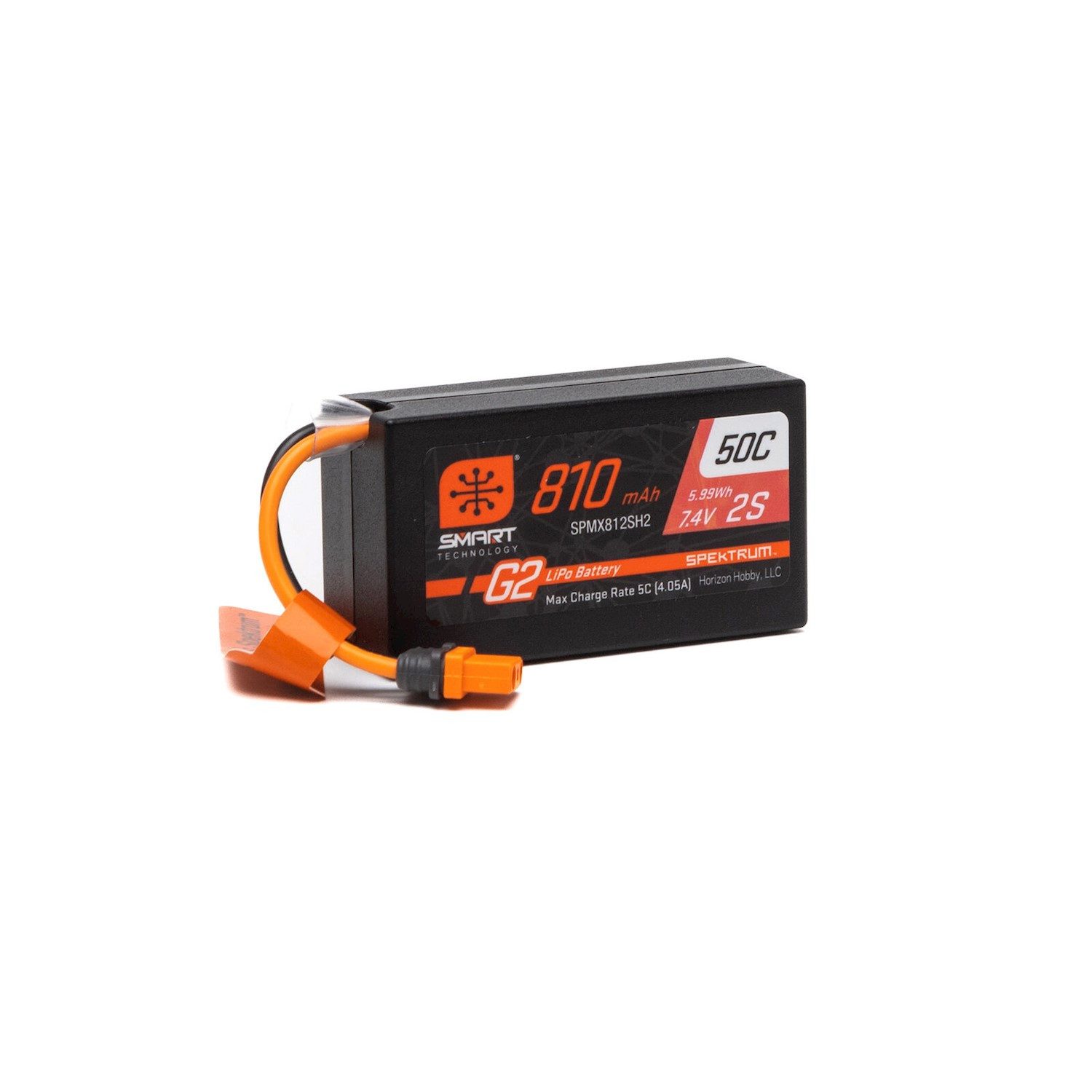 Spektrum Spektrum Lipo Akku 7,4V 810mAh 2S Smart G2 50C IC2 RC-Fernsteuerung