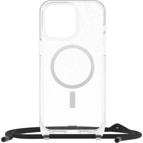 Otterbox Case zum Umhängen React Necklace Hülle für MagSafe für Apple iPhone 15 Pro Max, ultraschlanke, schützende Hülle mit verstellbarer Handykette
