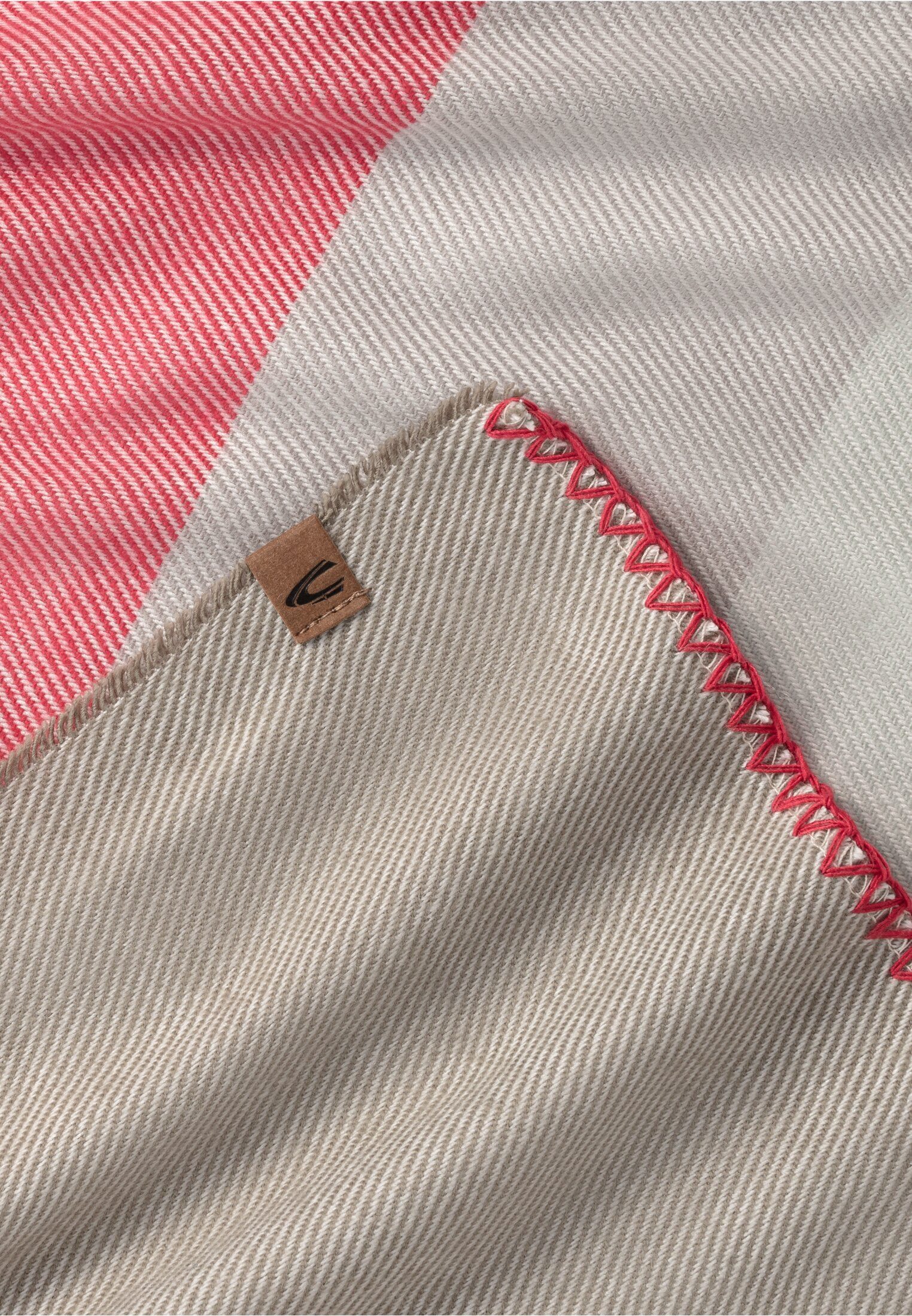 camel active Schal Feiner Webschal mit feinem Streifenmuster günstig online kaufen