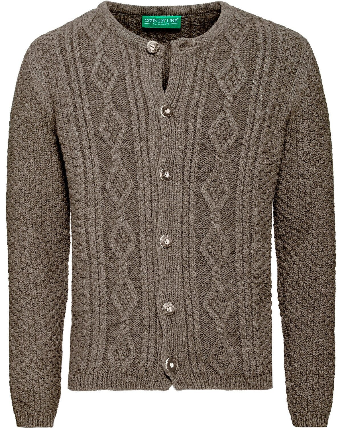 Country Line Trachtenstrickjacke Zopfstrickjacke