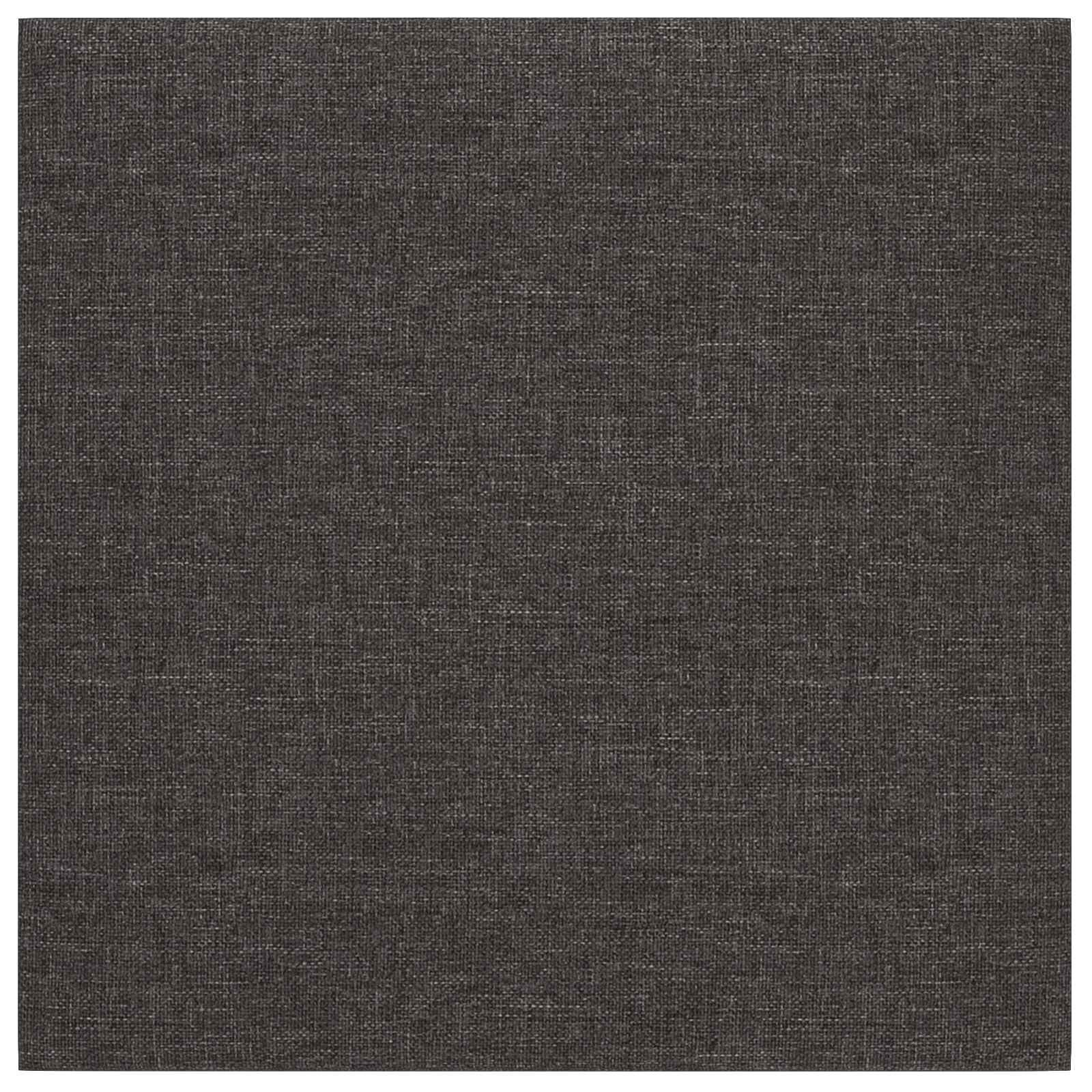 furnicato Wandpaneel Wandkopfteil 12-teilig 30 x 30 cm Dunkelgrau, Rechteckige Bettrückenwand mit Massivholzrahmen für dein Schlafzimmer