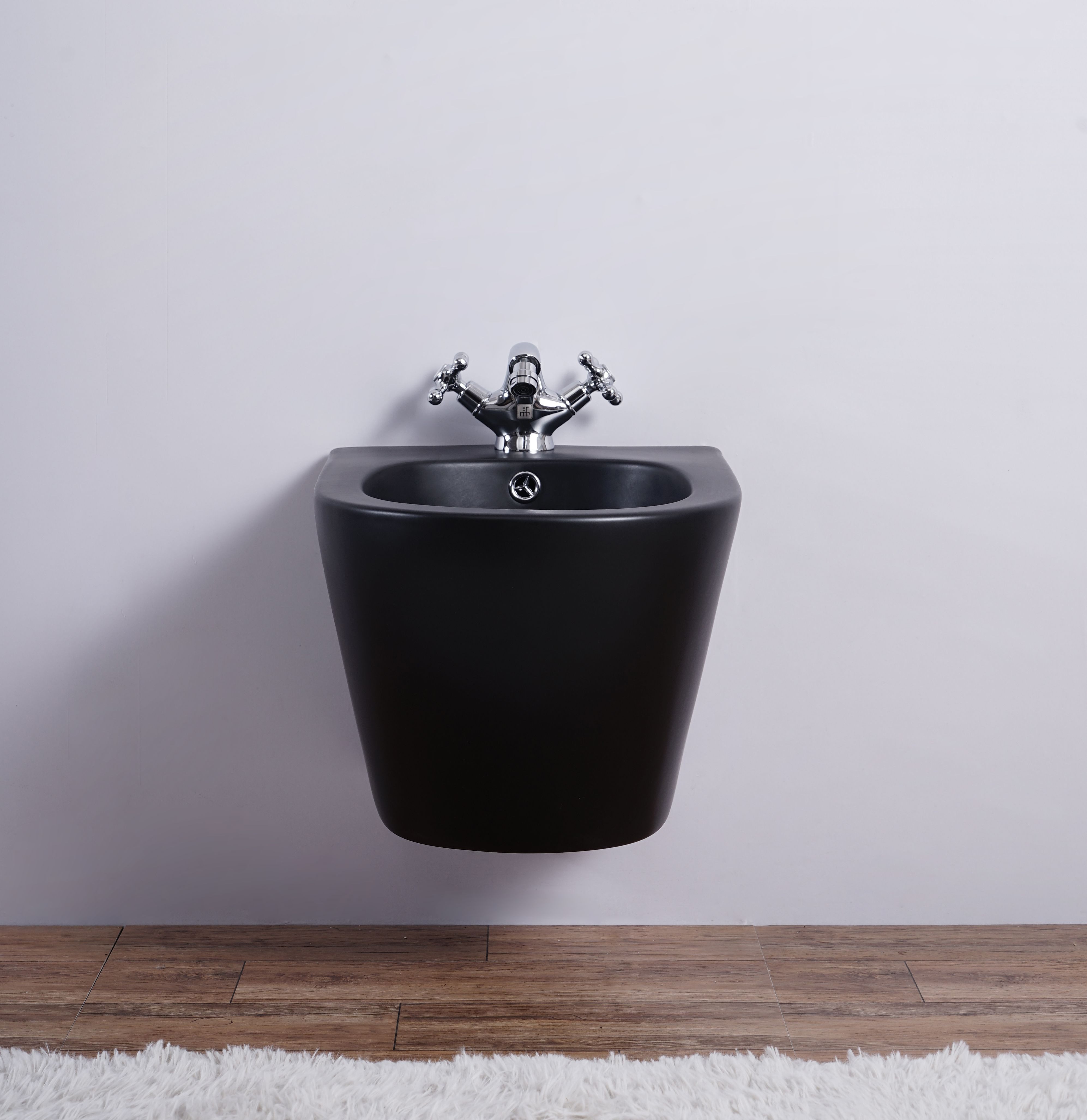 Alphabad Bidet Wand-Bidet WHB-586077 (matt-schwarz)