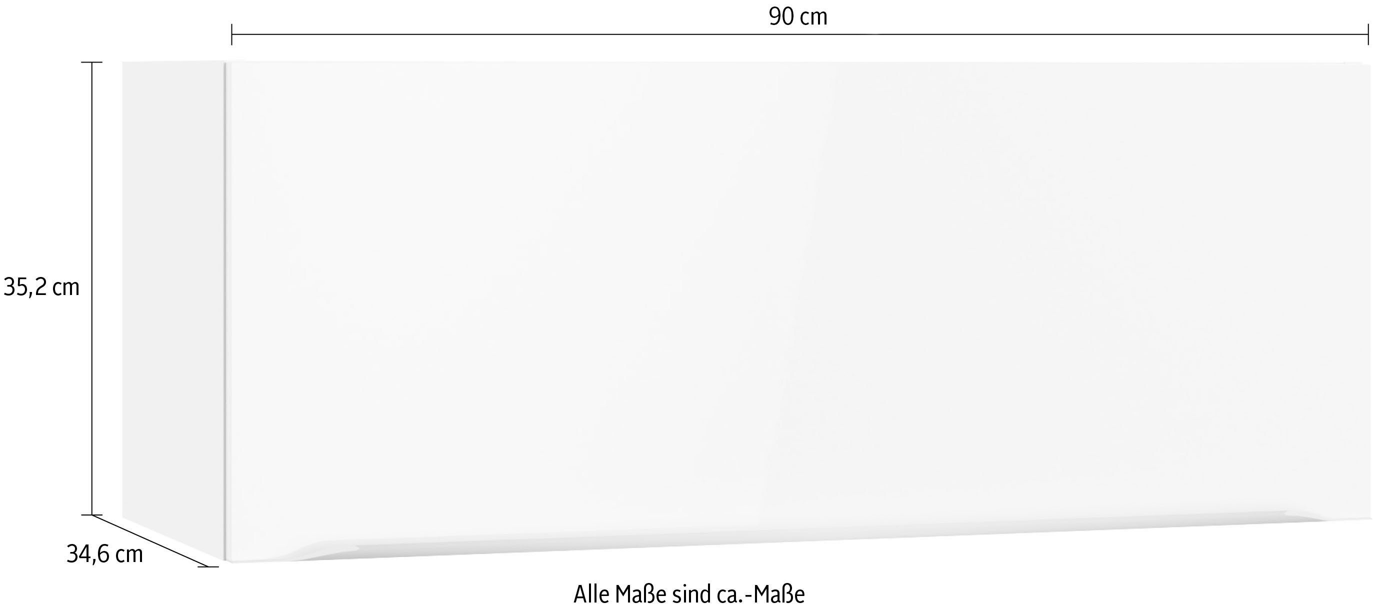 OPTIFIT Klapphängeschrank Aken anthrazit | anthrazit