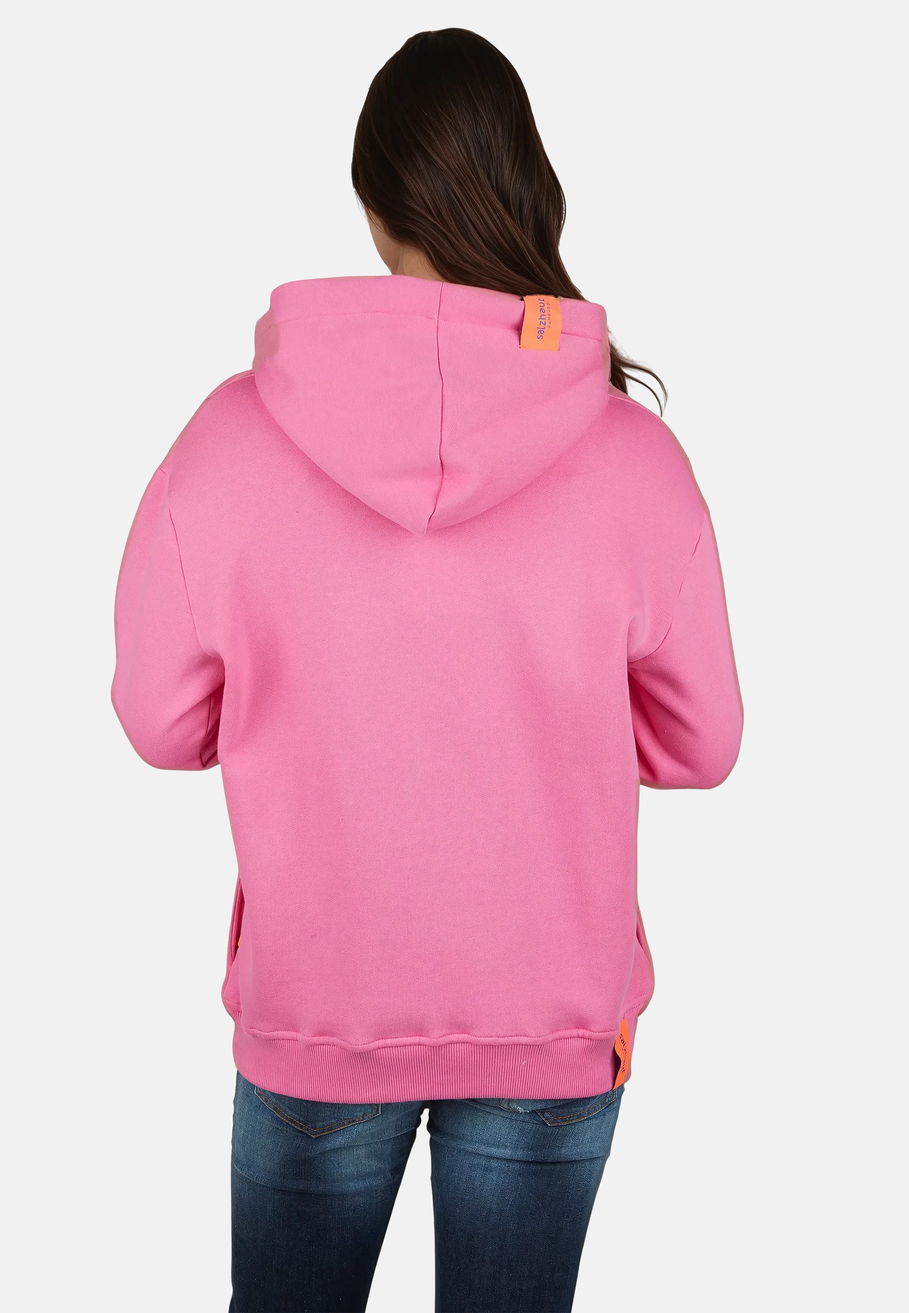 salzhaut Sweatjacke TOPE - UNI Damen Relaxed-Fit komfortabler Fit, nordisch klar – entspannter Look mit Haltung