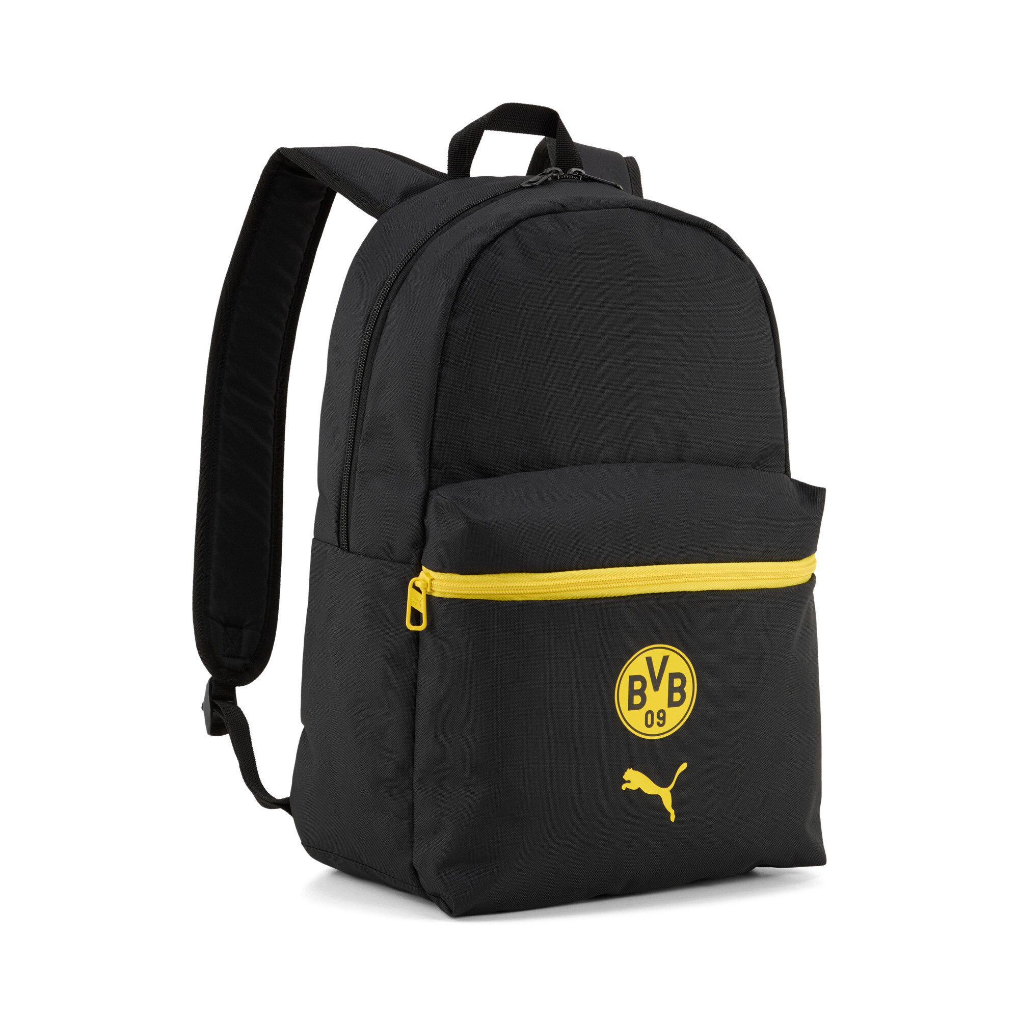 PUMA Sporttasche BVB ESS BACKPACK, unifarbenes Design, sportlicher Stil, für Erwachsene, aus Polyester
