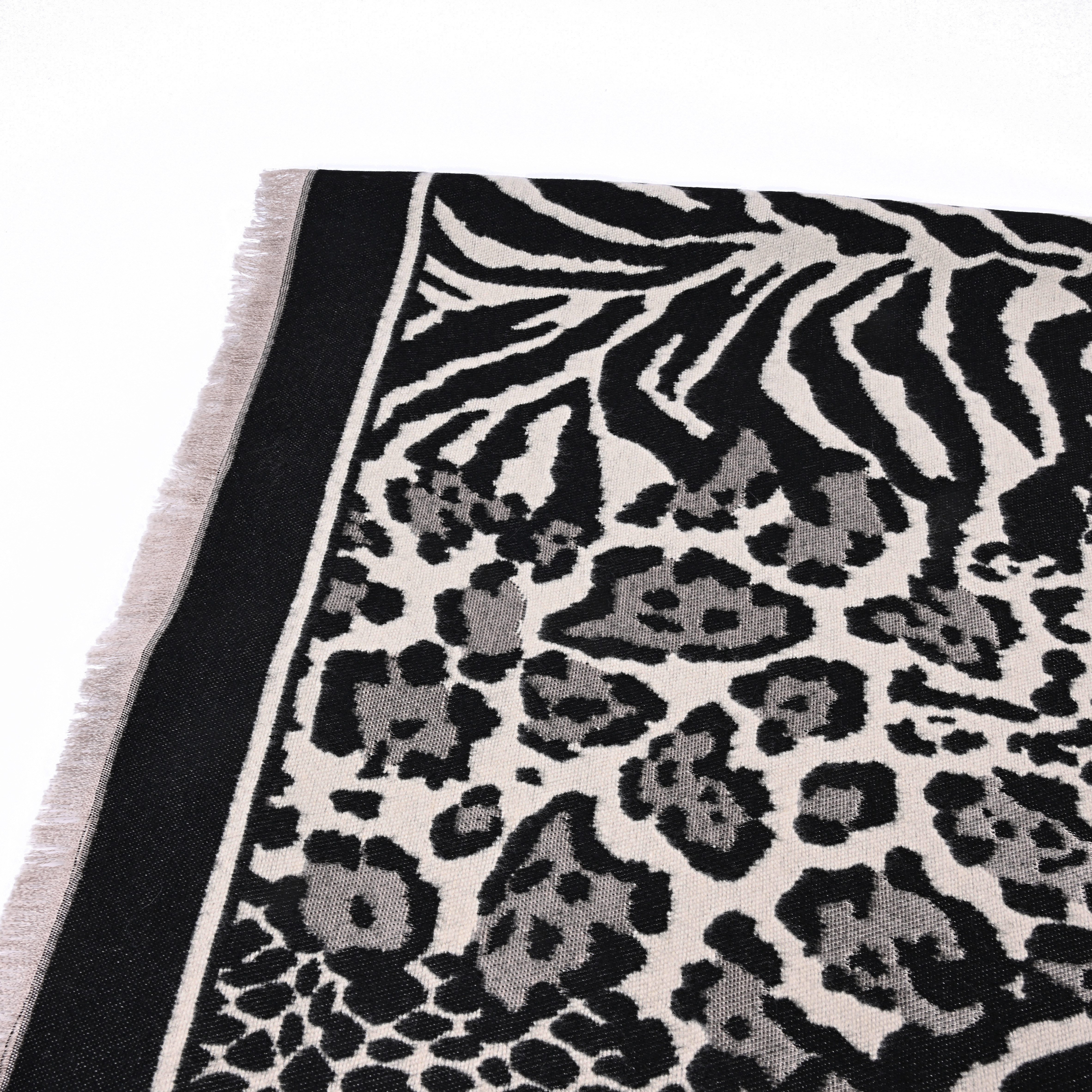 Goodman Design Modeschal Exklusiver Seiden-Viskose Damenschal mit edlem Ani günstig online kaufen