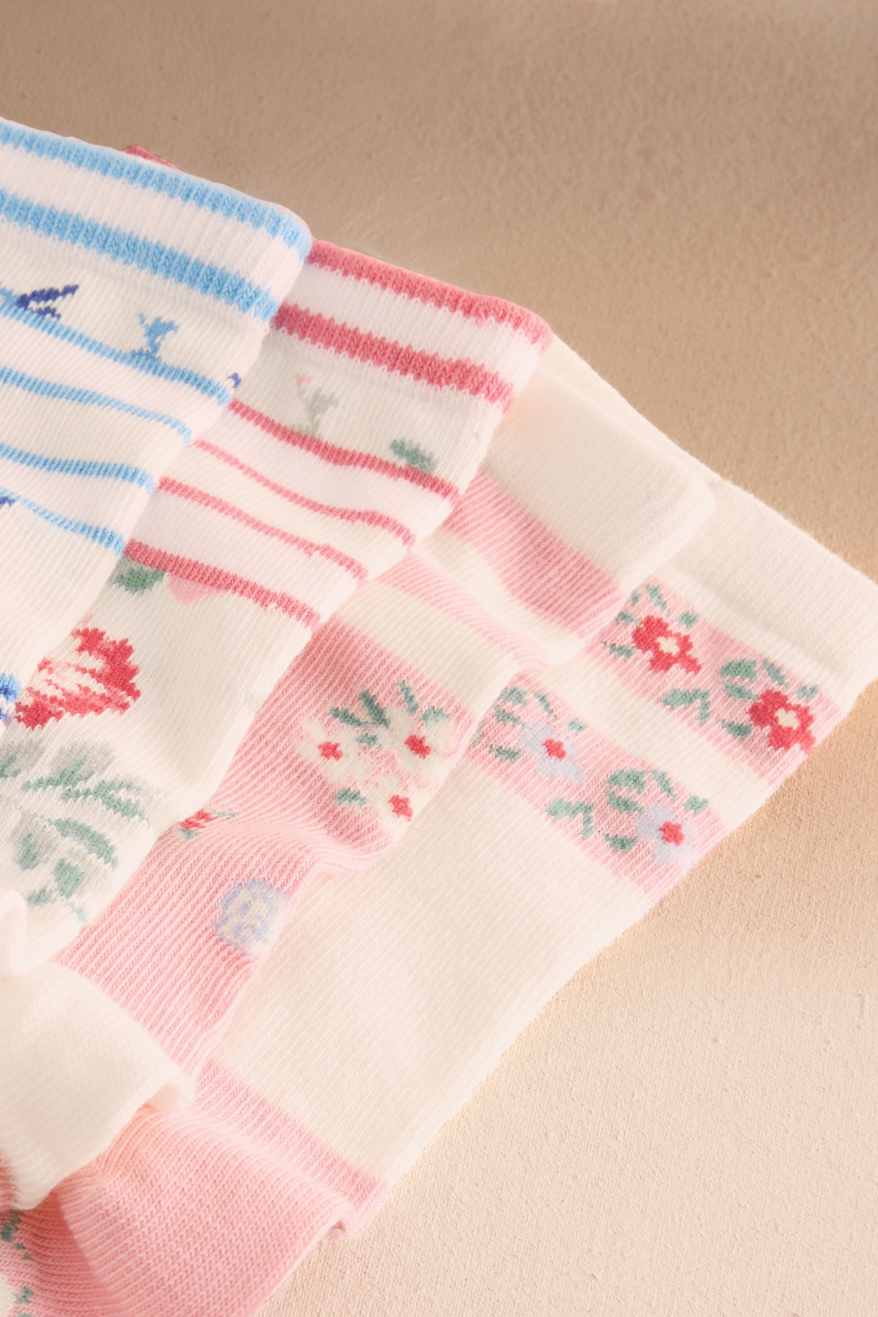 Cath Kidston Basicsocken Cath Kidston geblümte Socken im 4er-Pack (1-Paar)