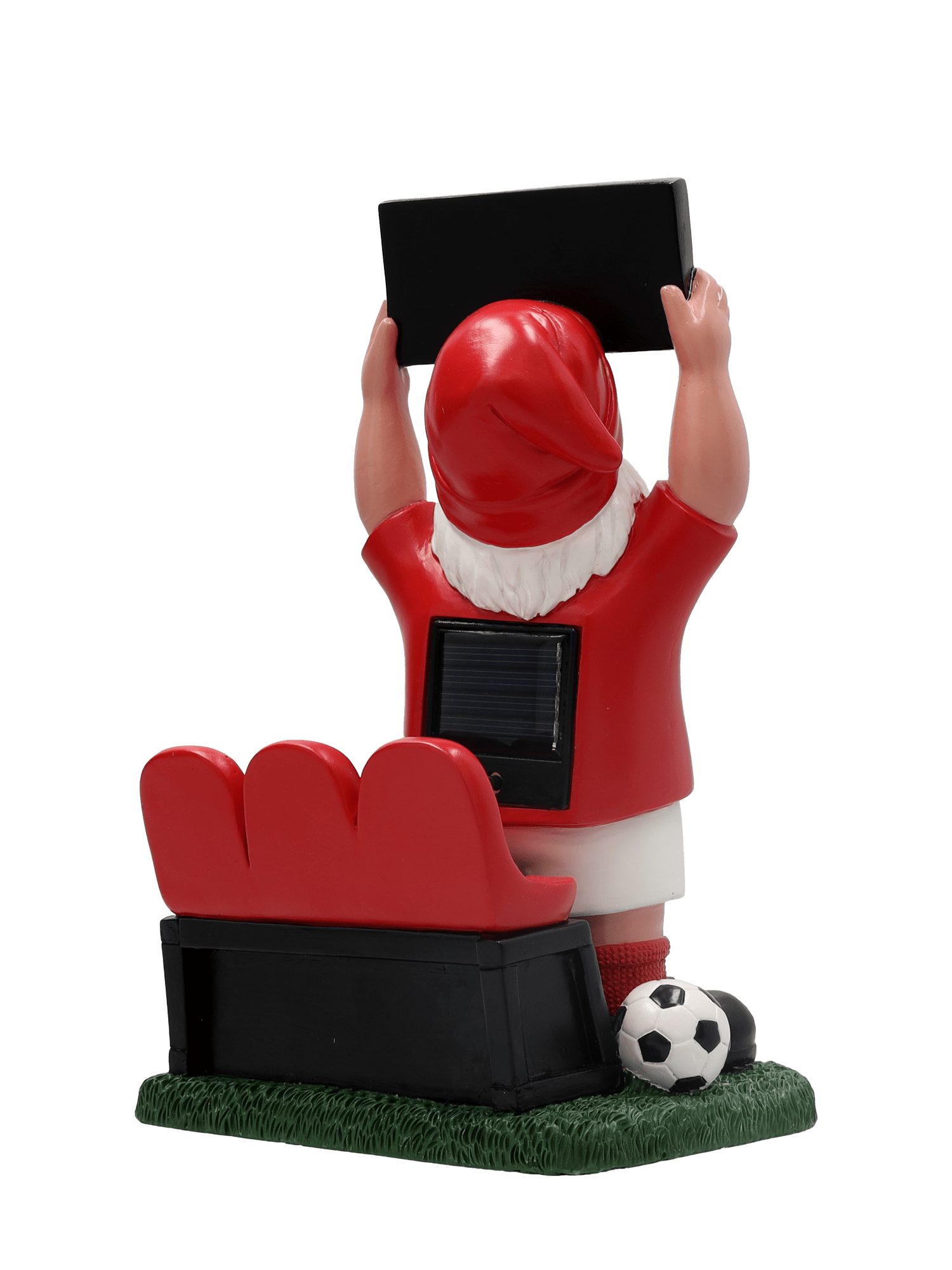 FC Bayern München Gartenzwerg Gartenzwerg Anzeigetafel Solar I Rot