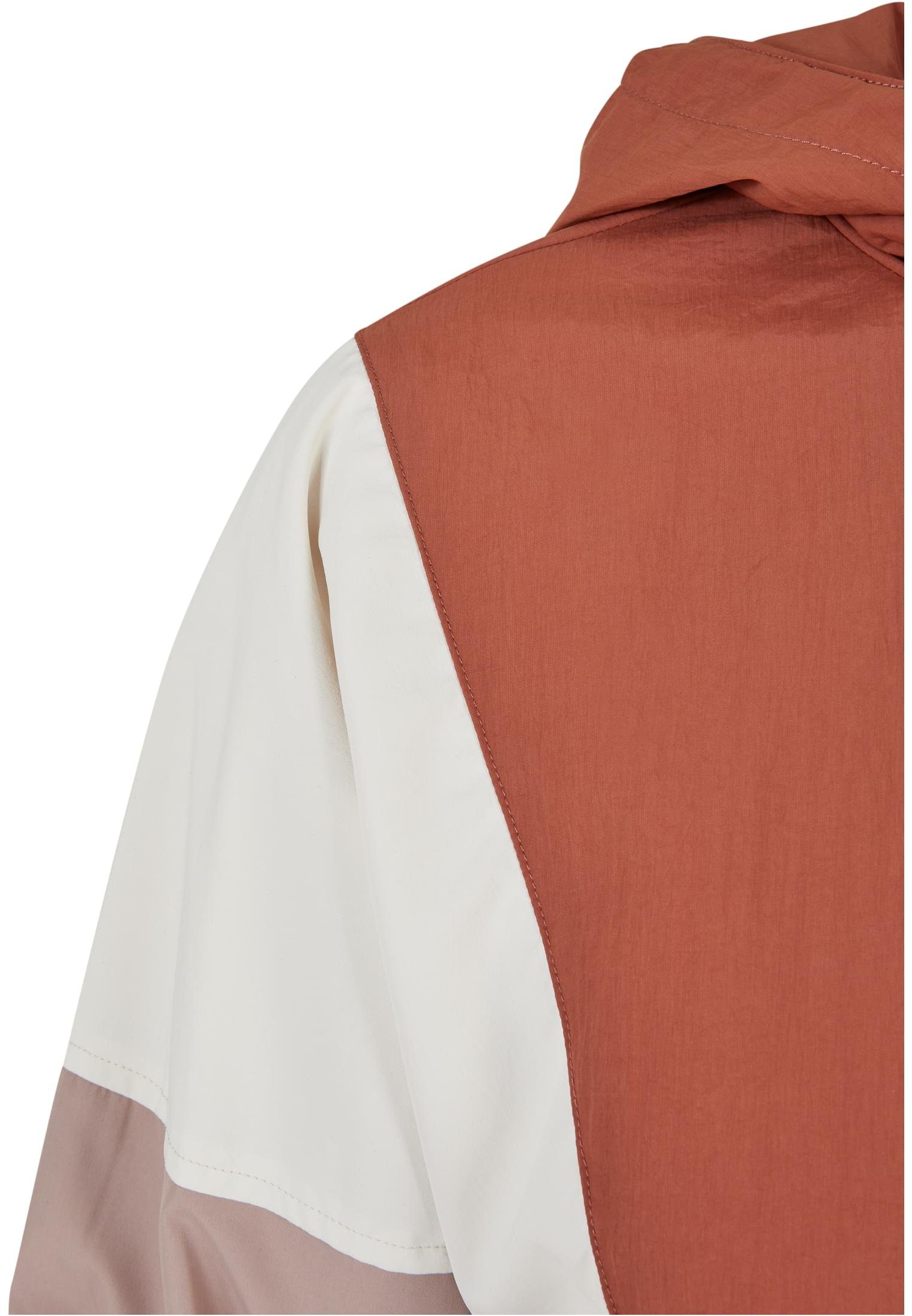 URBAN Crinkle Jacket CLASSICS 3-Tone Ladies terracotta/whitesand/duskrose Outdoorjacke Damen Short (1-St)
