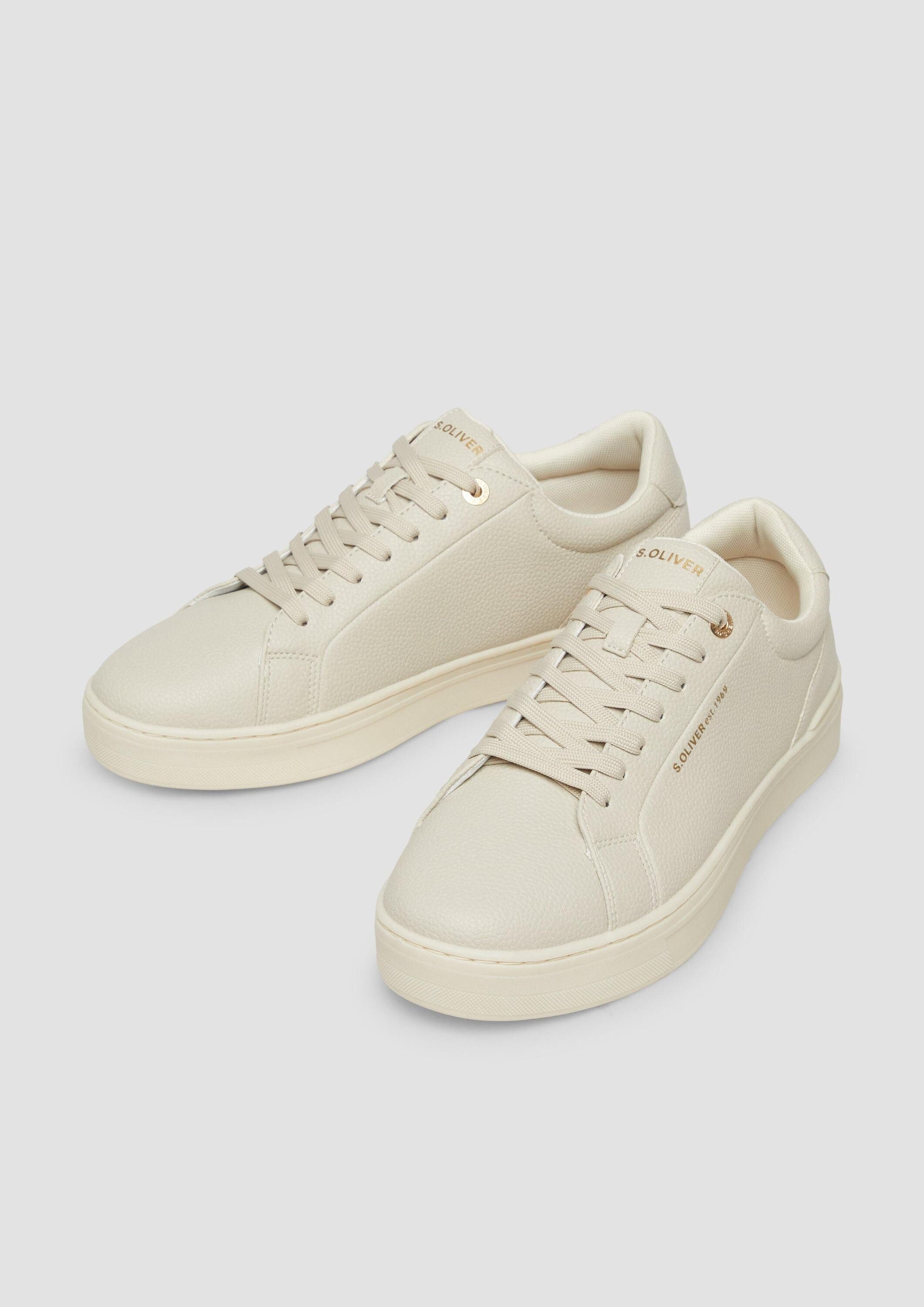s.Oliver Sneakers Sneaker Legere Sneaker in Leder-Optik