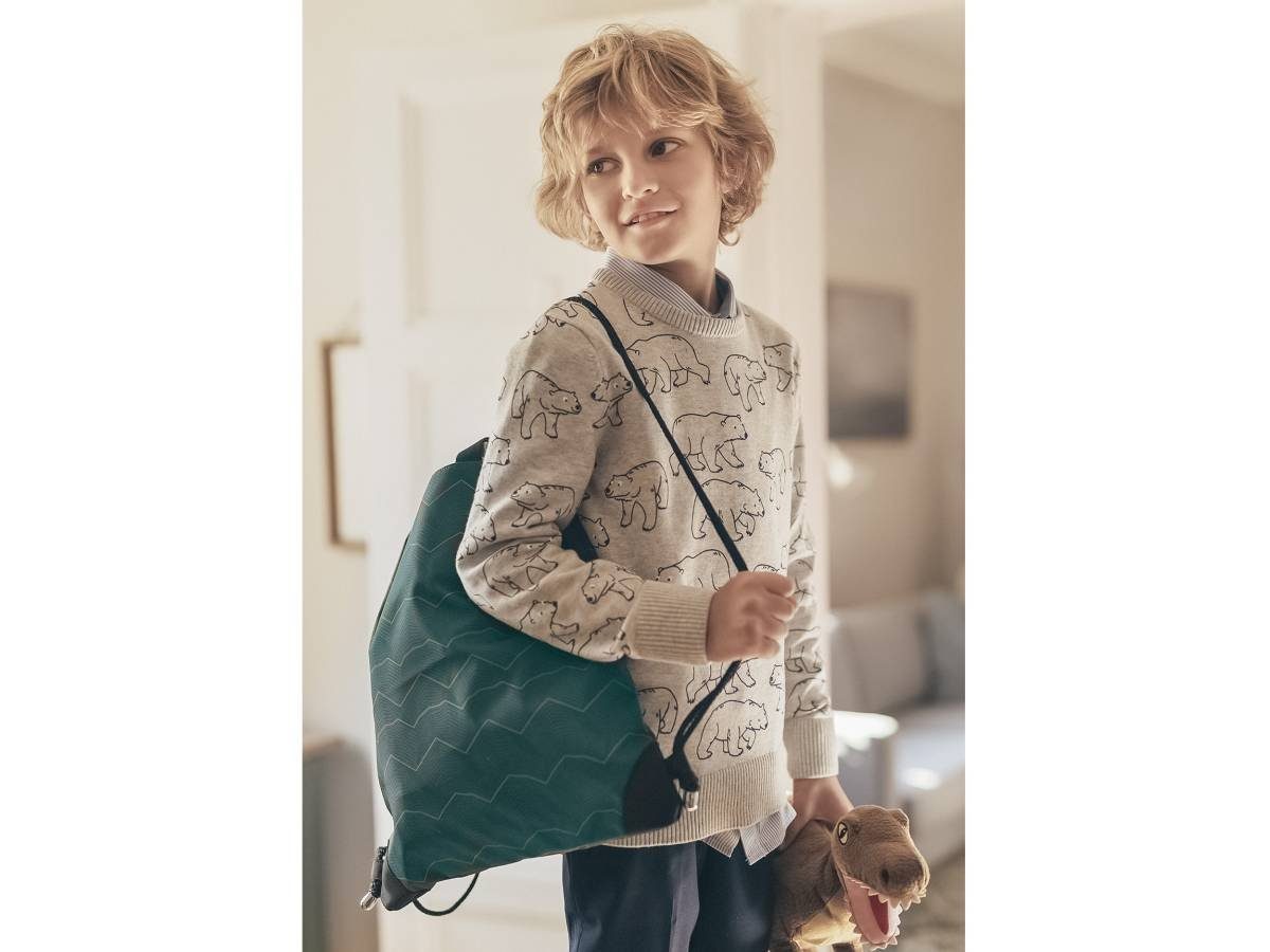 Belmil Sporttasche Twist of Lime, Turnbeutel, Schulsporttasche, Gym-Bag, für Jungen