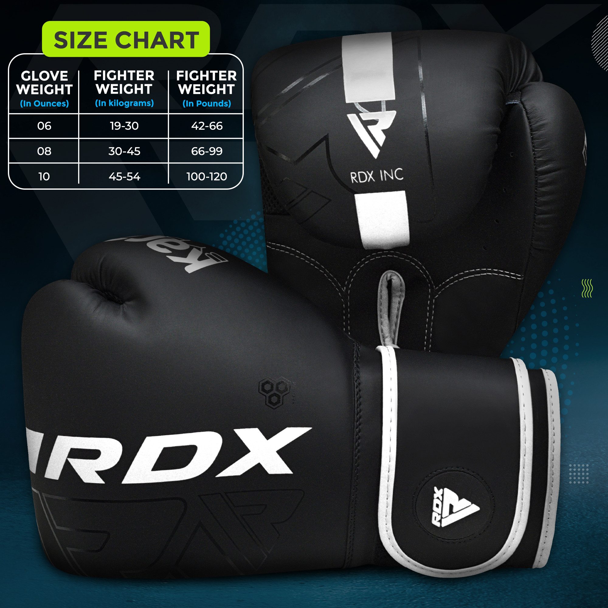 RDX Sports Kinderboxhandschuhe RDX Kinder-Boxhandschuhe für Muay Thai Sparring, Junior Boxhandschuhe