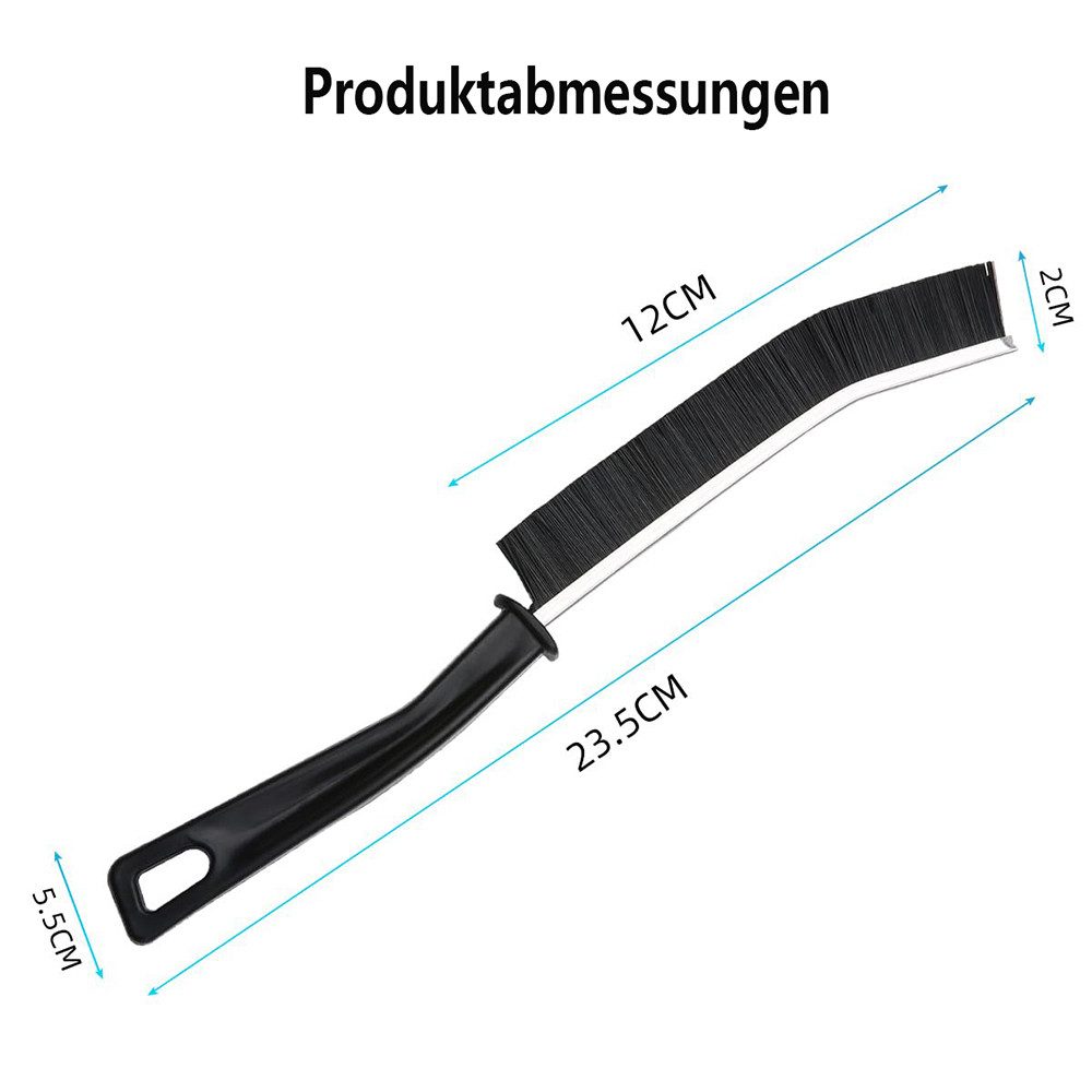 FOUORTUNATE-BEE Reinigungsbürsten-Set 6 Stück Hartborsten Eckenreinigungsbürste, Fugenbürste, Spaltreinigungsbürste, Fugenreinigungsbürste, Fugenbürste Bad, (6- – Bild 3 von 5