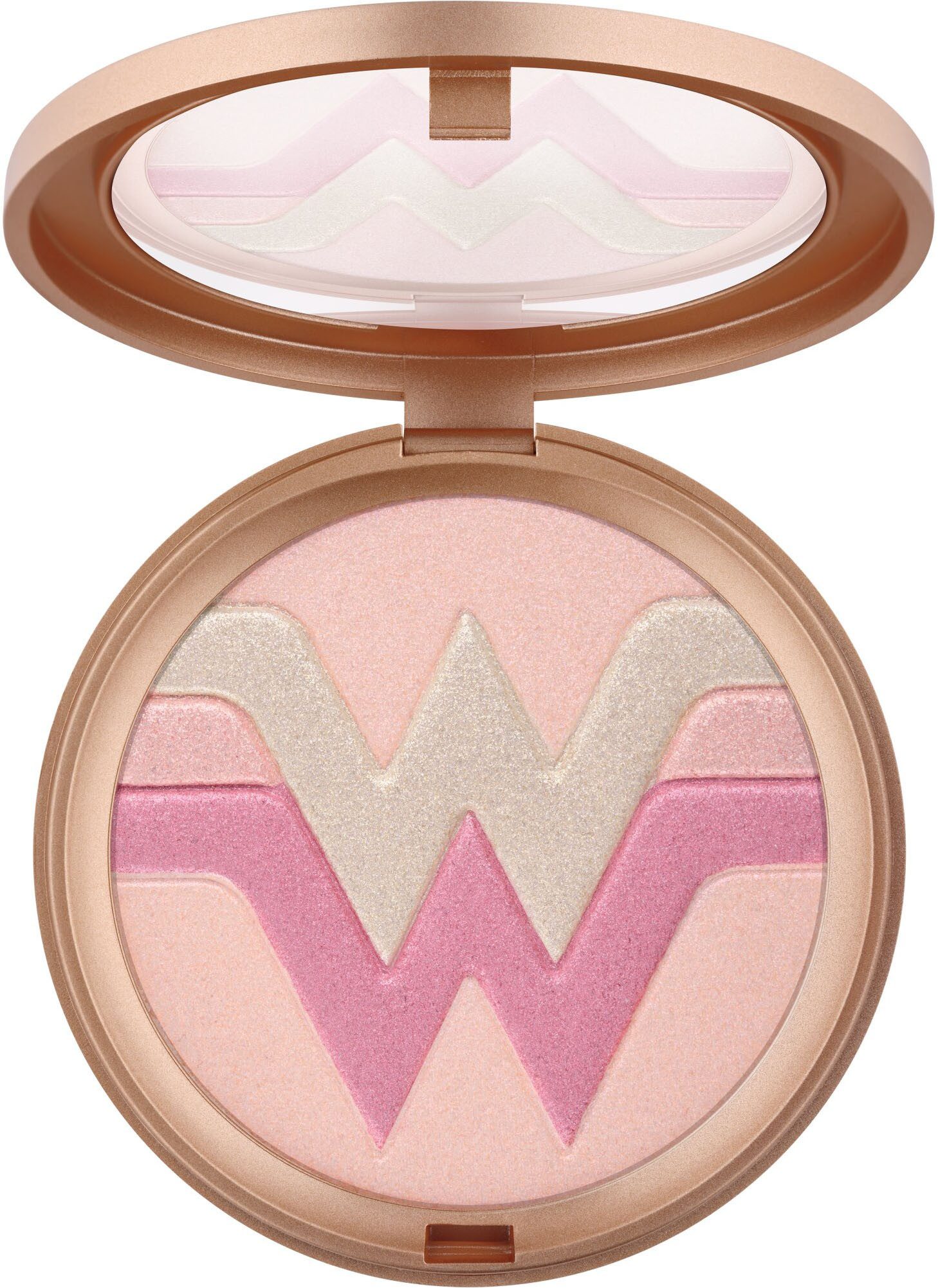 Catrice Highlighter Wonder Woman Multiglow Magic Highlighter, 3-tlg., 04849, Multiglow-Effekt, Variable Deckkraft, passt zu jedem Hautton.