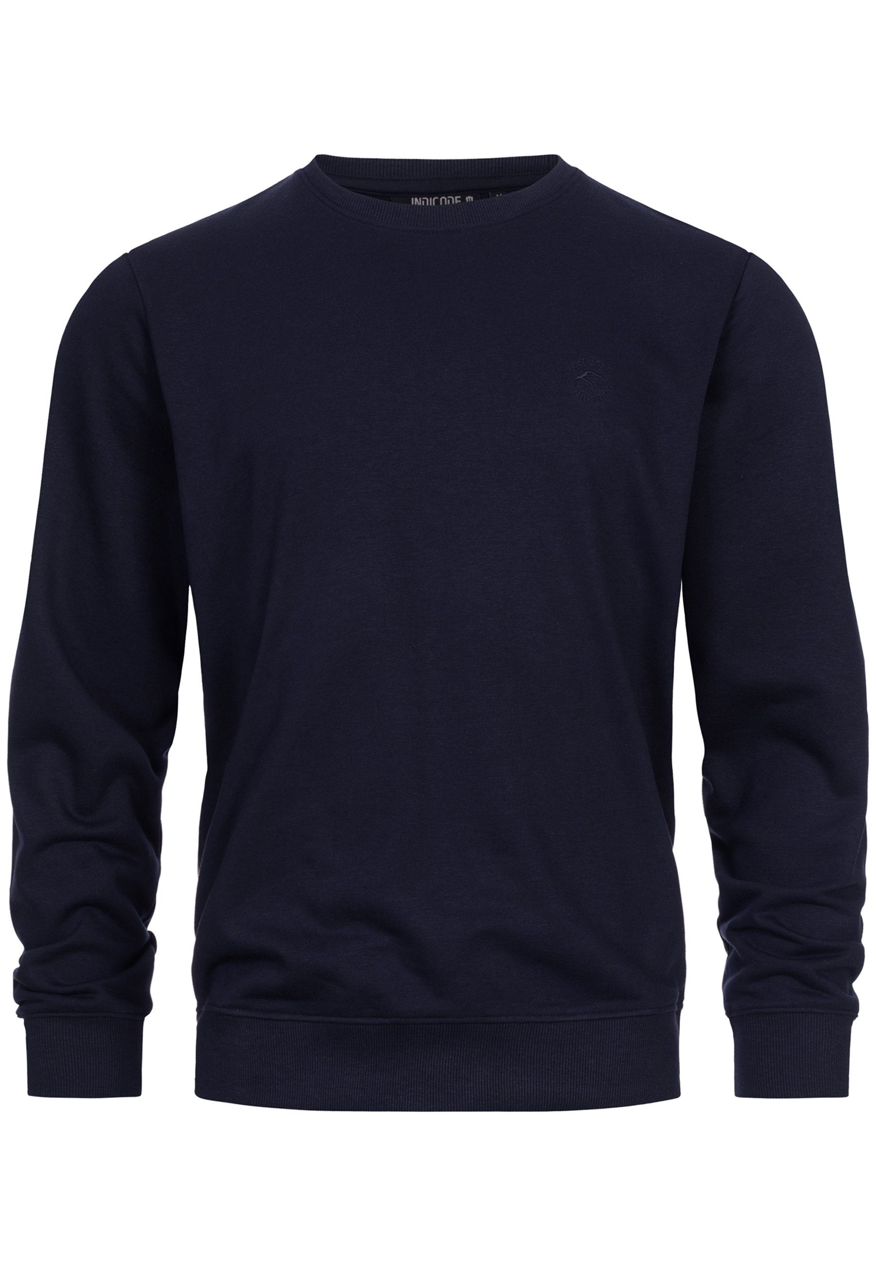 Indicode Navy Holt Sweater