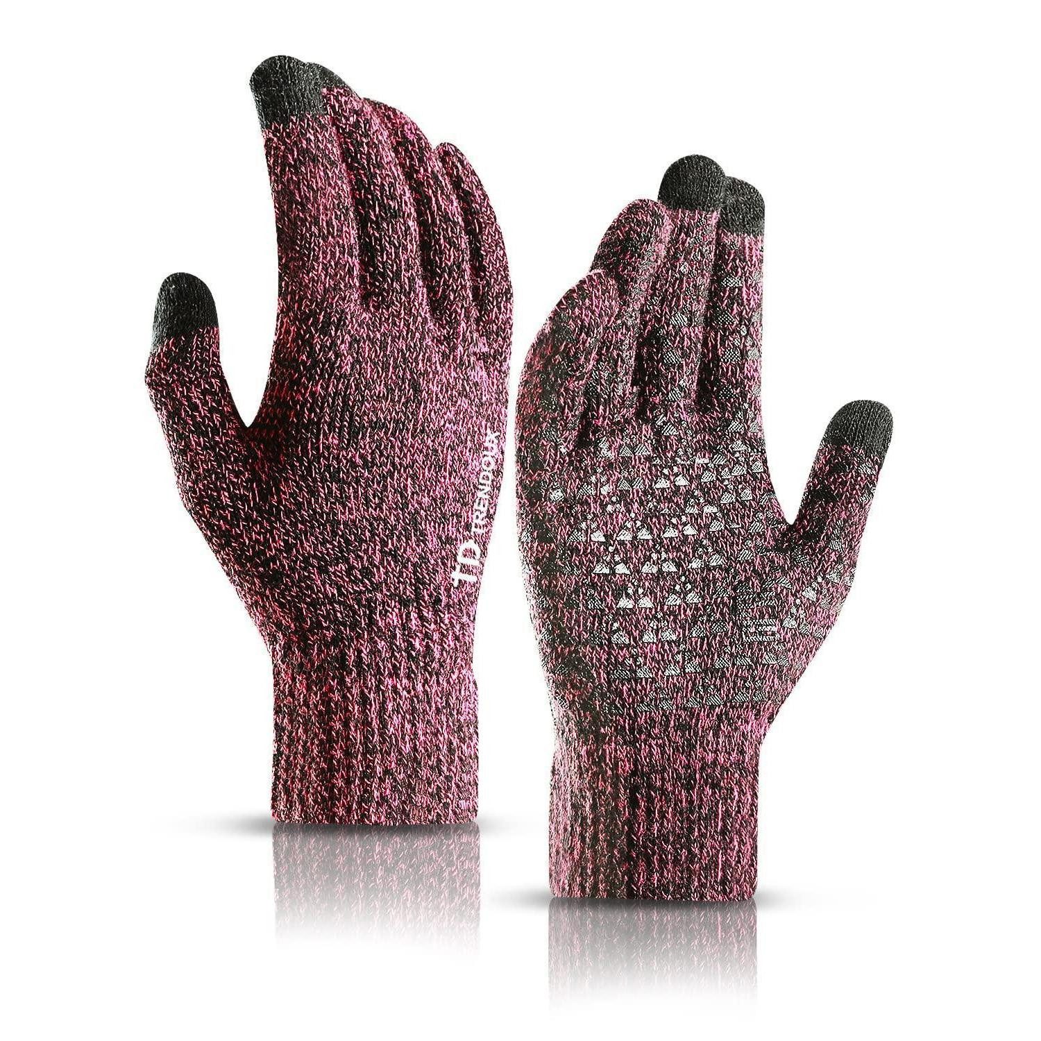 LuxusKollektion Thermohandschuhe Winter Handschuhe Herren Damen Touchscreen L (1-St)