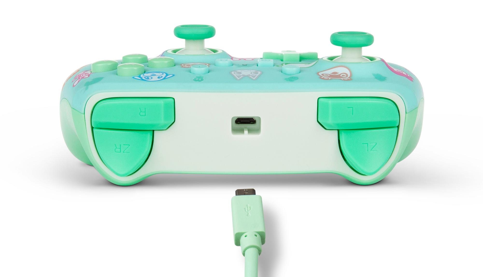 PowerA Nintendo Switch Controller - Animal Crossing Switch-Controller (Animal Crossing Design)