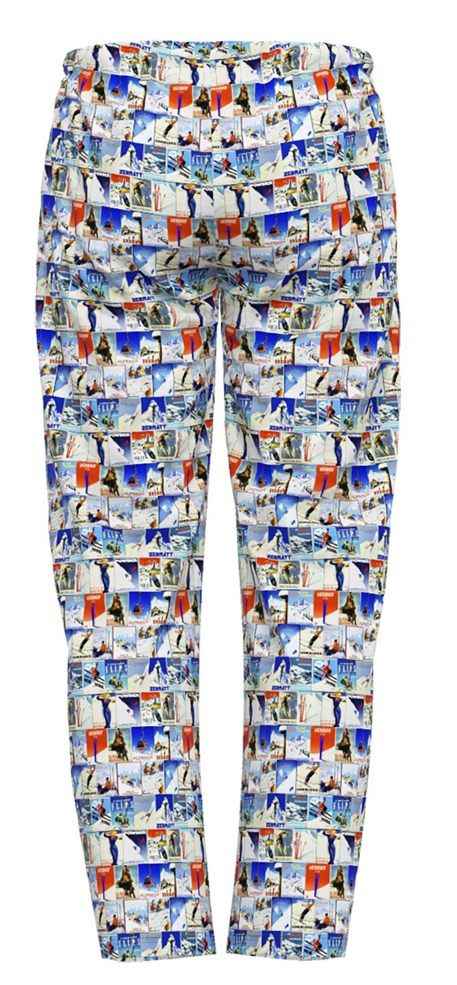 A Fish named Fred Pyjamahose Herren Schlafanzughose modisch (1-tlg) Baumwolle Modisches Design